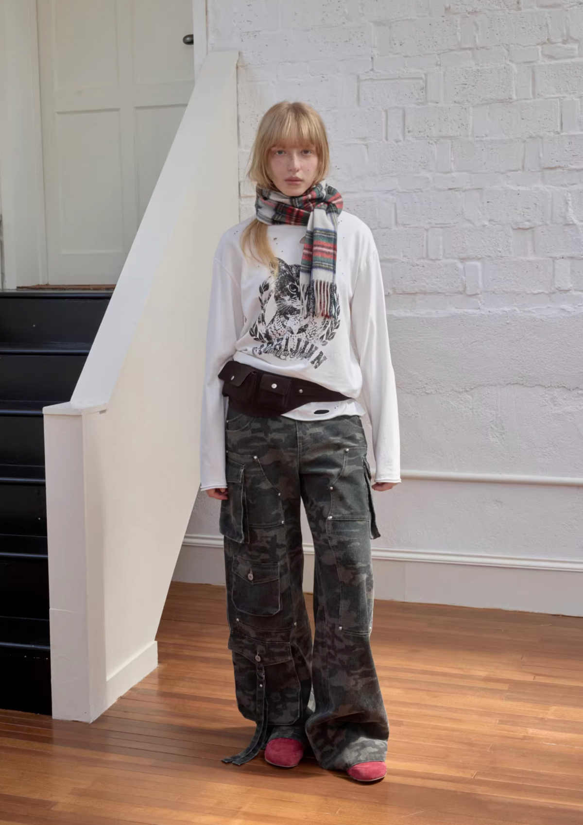 UTILITY CAMO MULTI-POCKET JEANS – 2colors