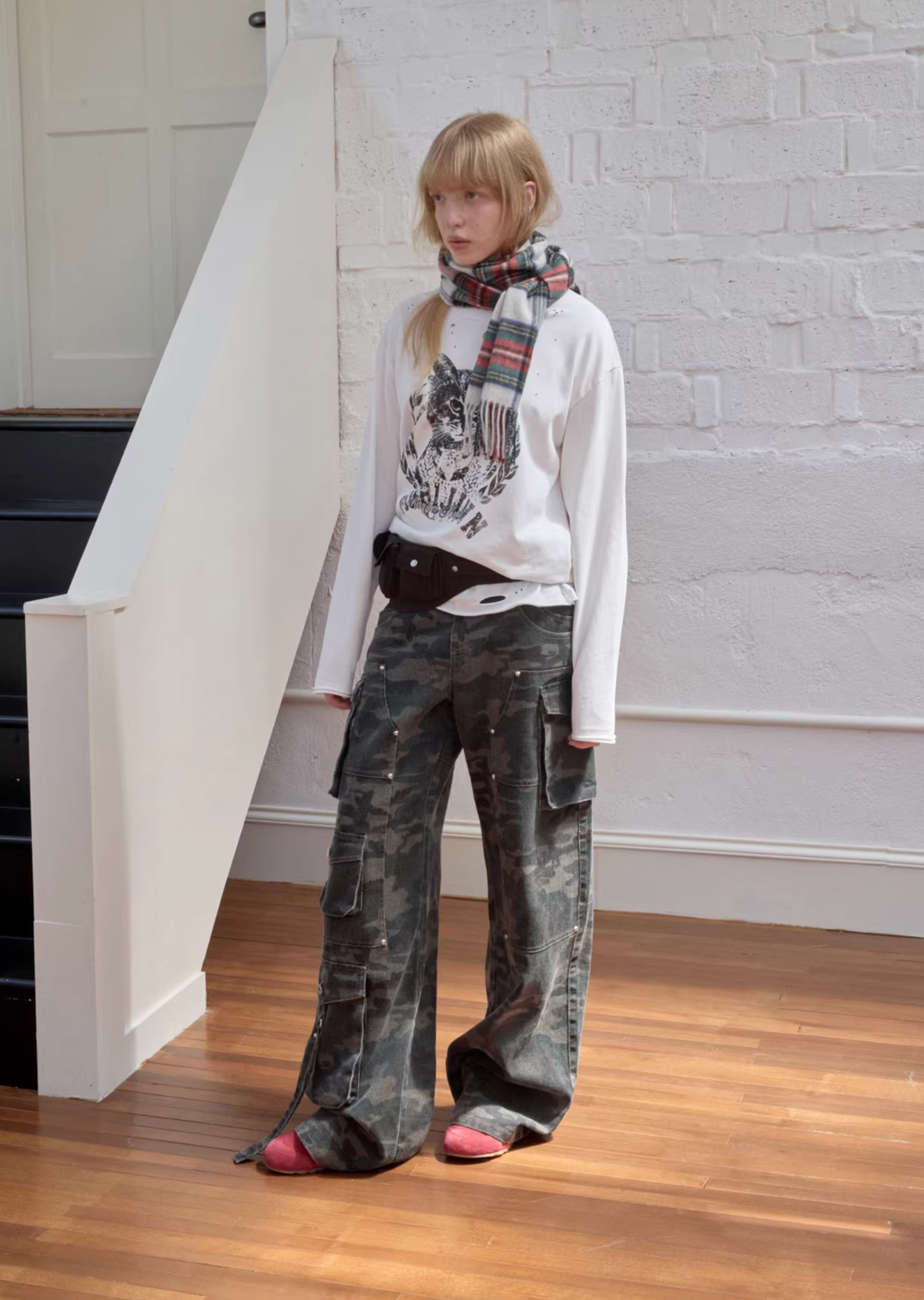 UTILITY CAMO MULTI-POCKET JEANS – 2colors