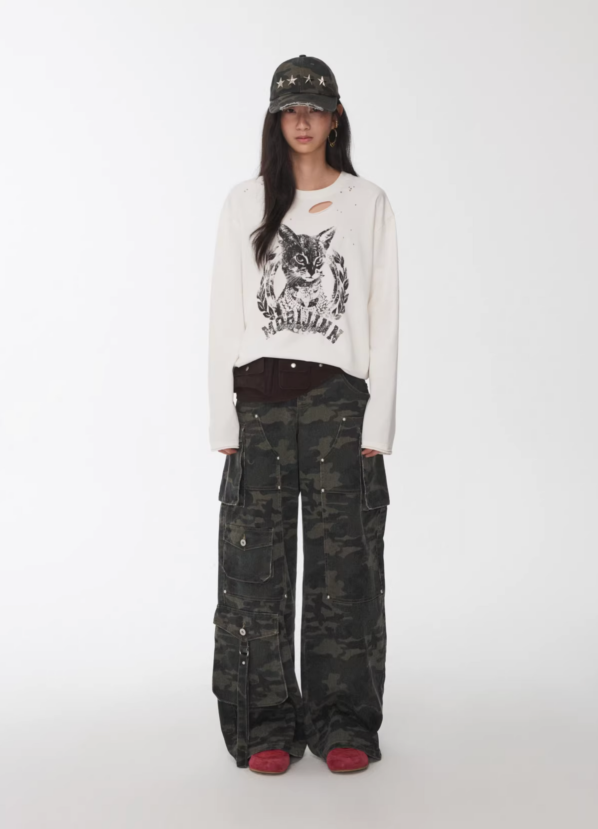 UTILITY CAMO MULTI-POCKET JEANS – 2colors
