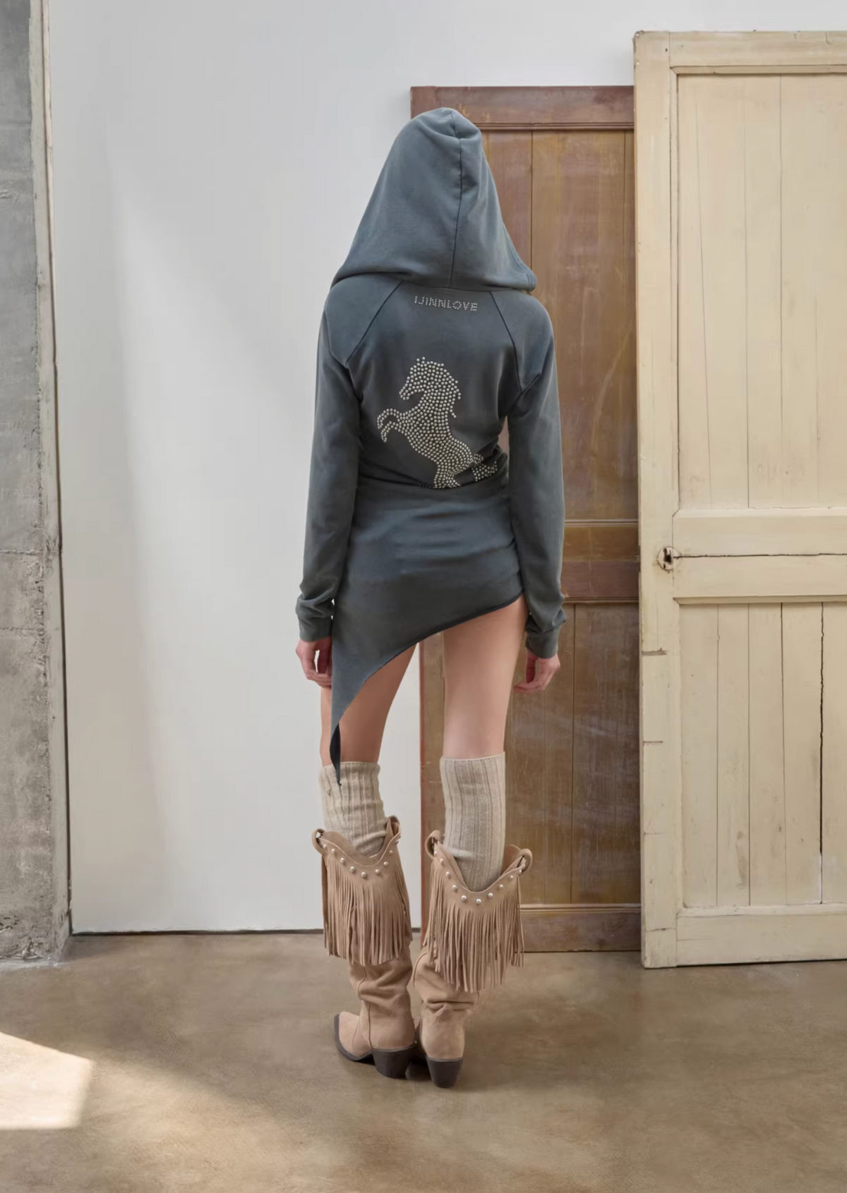 IN STOCK ♱ MORAY HOODIE DRESS ♱ 2colors