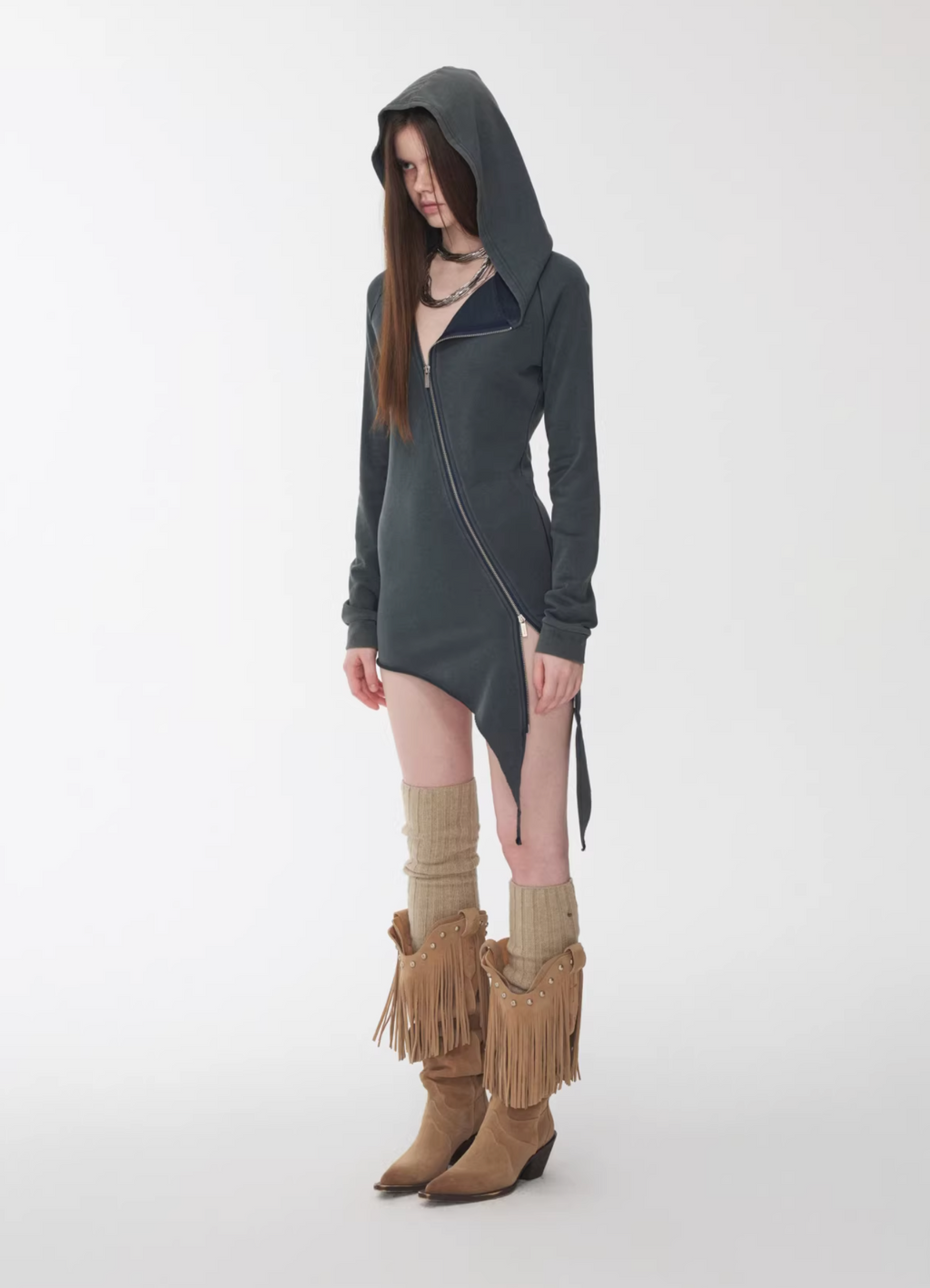IN STOCK ♱ MORAY HOODIE DRESS ♱ 2colors