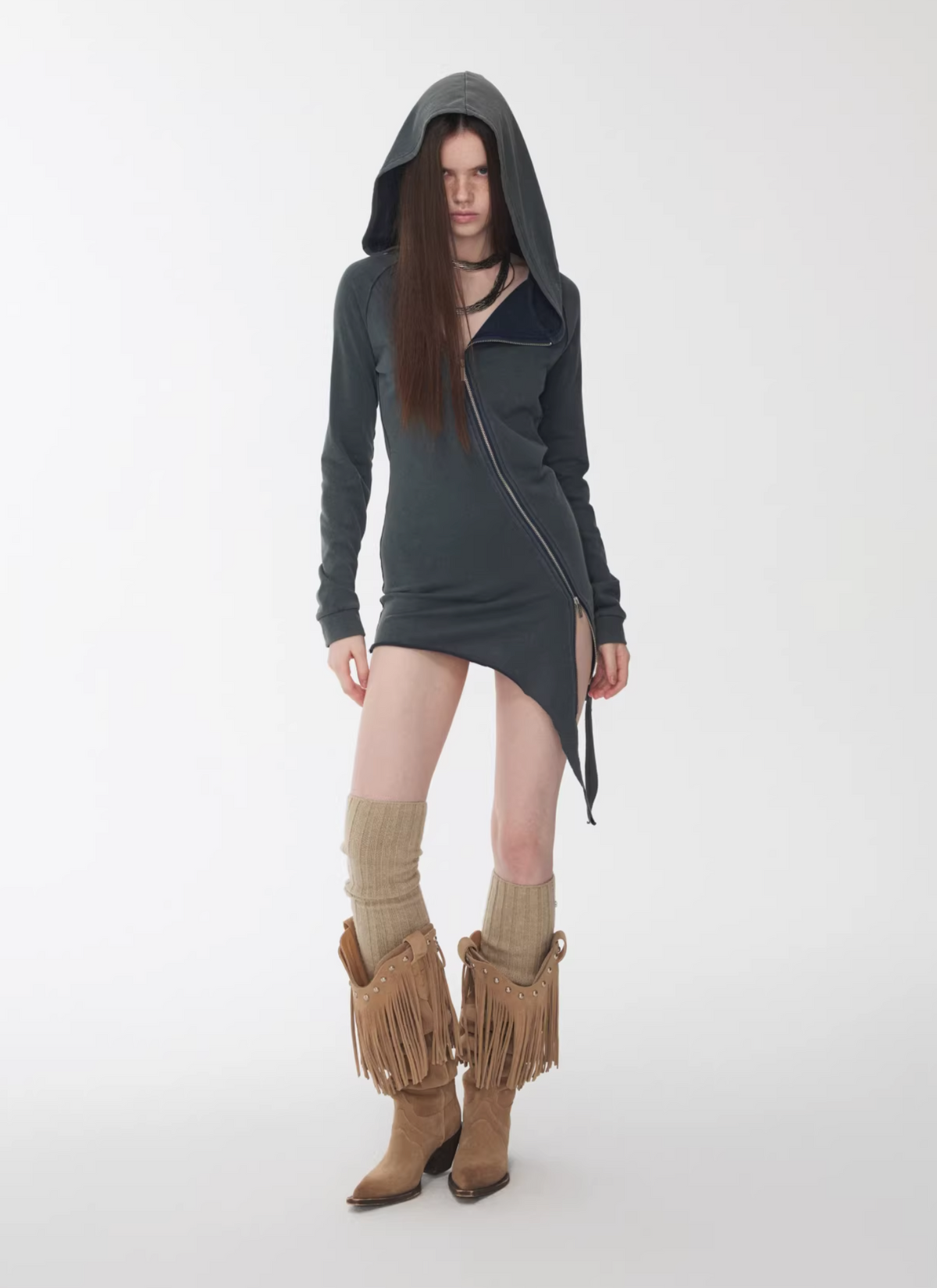 IN STOCK ♱ MORAY HOODIE DRESS ♱ 2colors