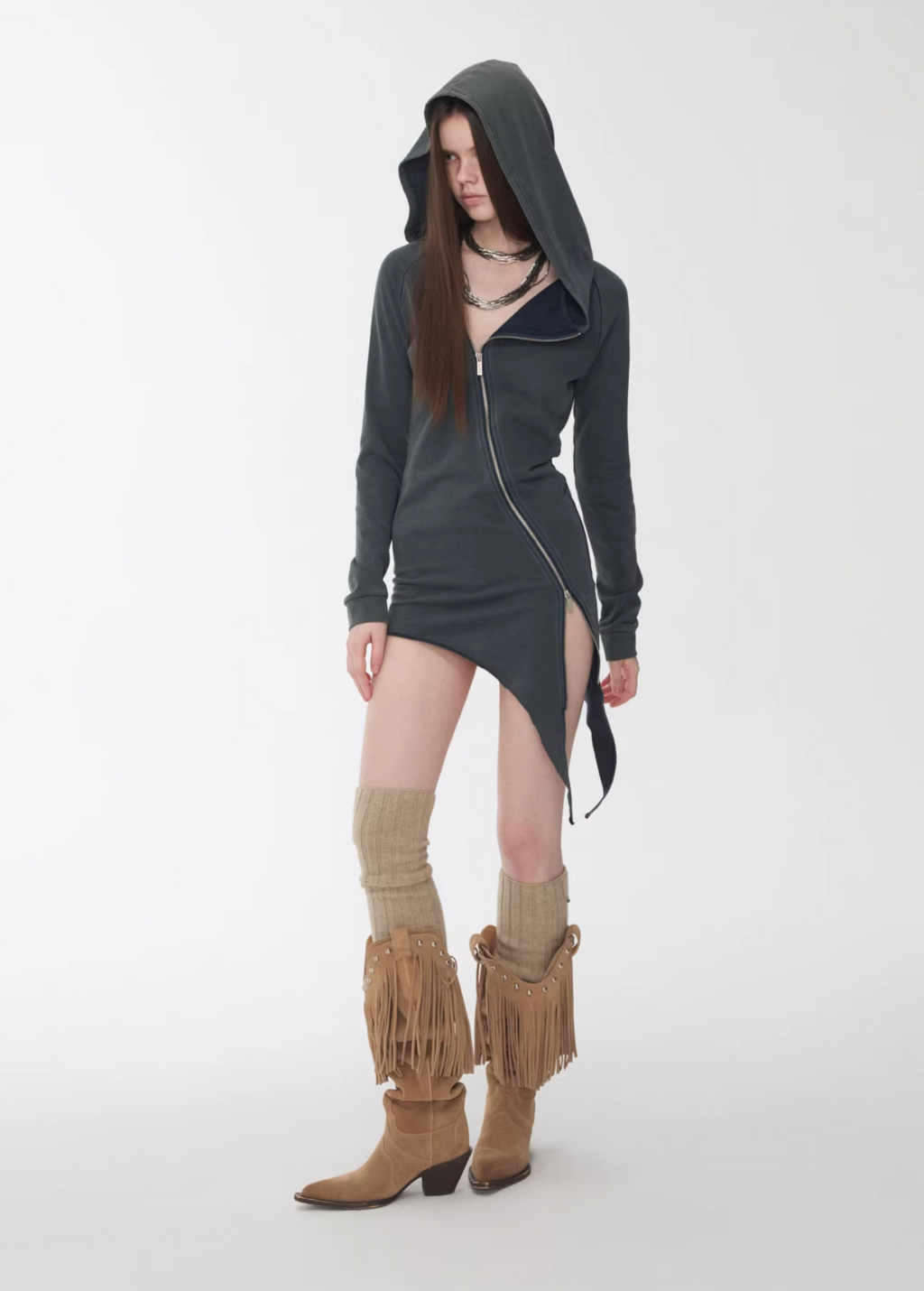 IN STOCK ♱ MORAY HOODIE DRESS ♱ 2colors