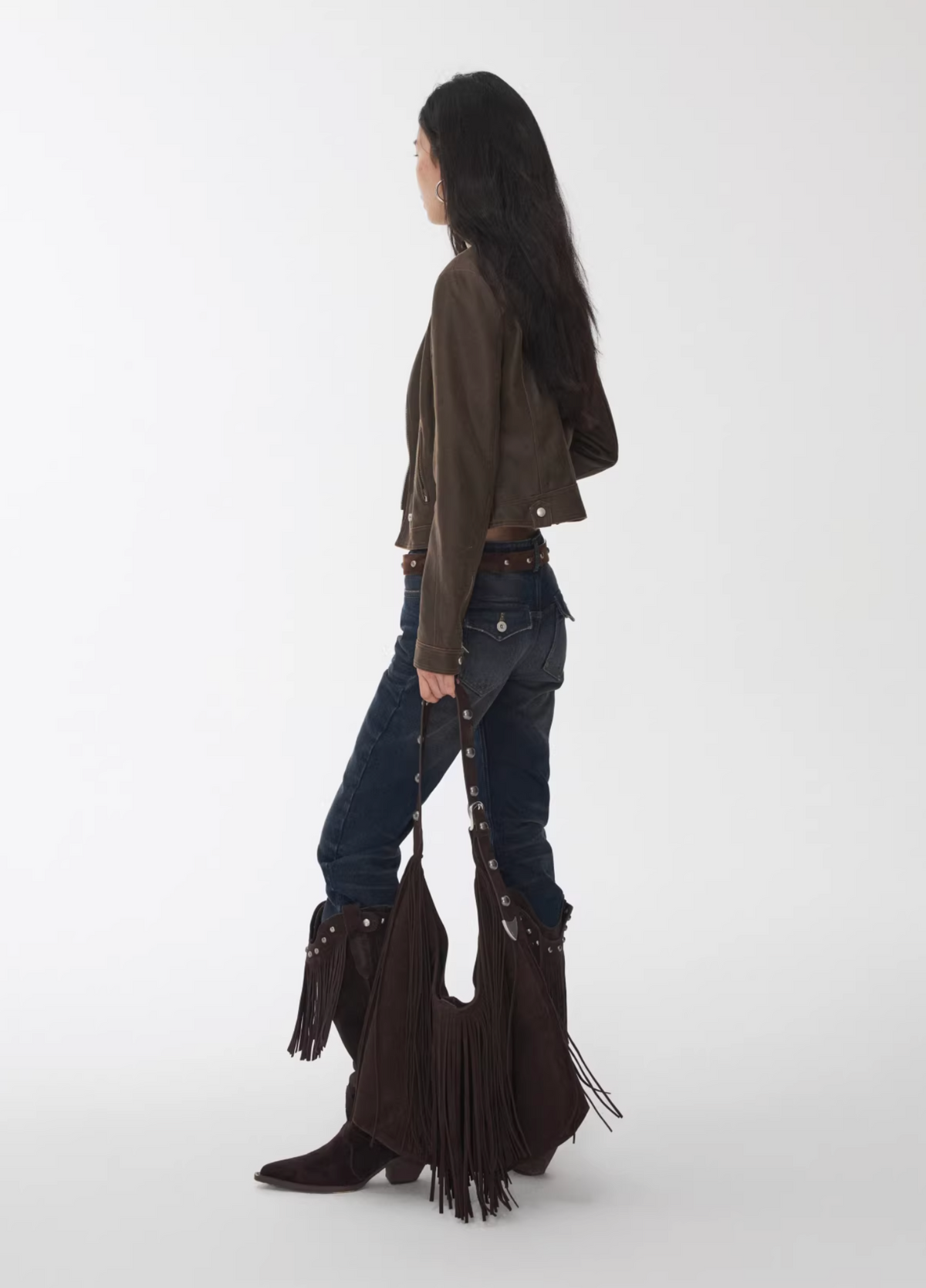 VINTAGE CRACKED LEATHER MOTO JACKET -3colors
