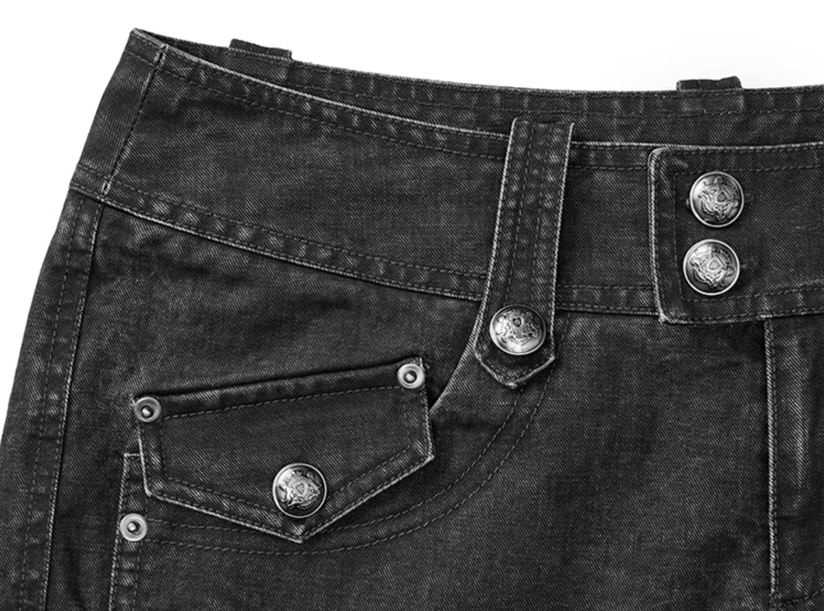 MILITARY RETRO WASHED CANVAS JACKET & SHORT – 2colors