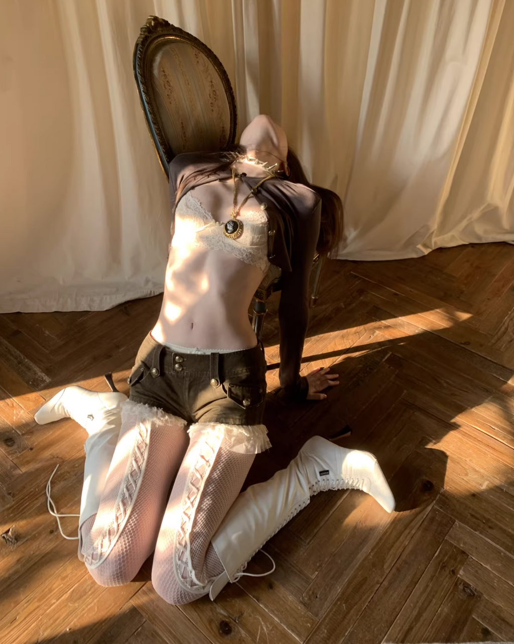 METAL BUTTON CROPPED KNIT BOLERO JACKET - 2colors
