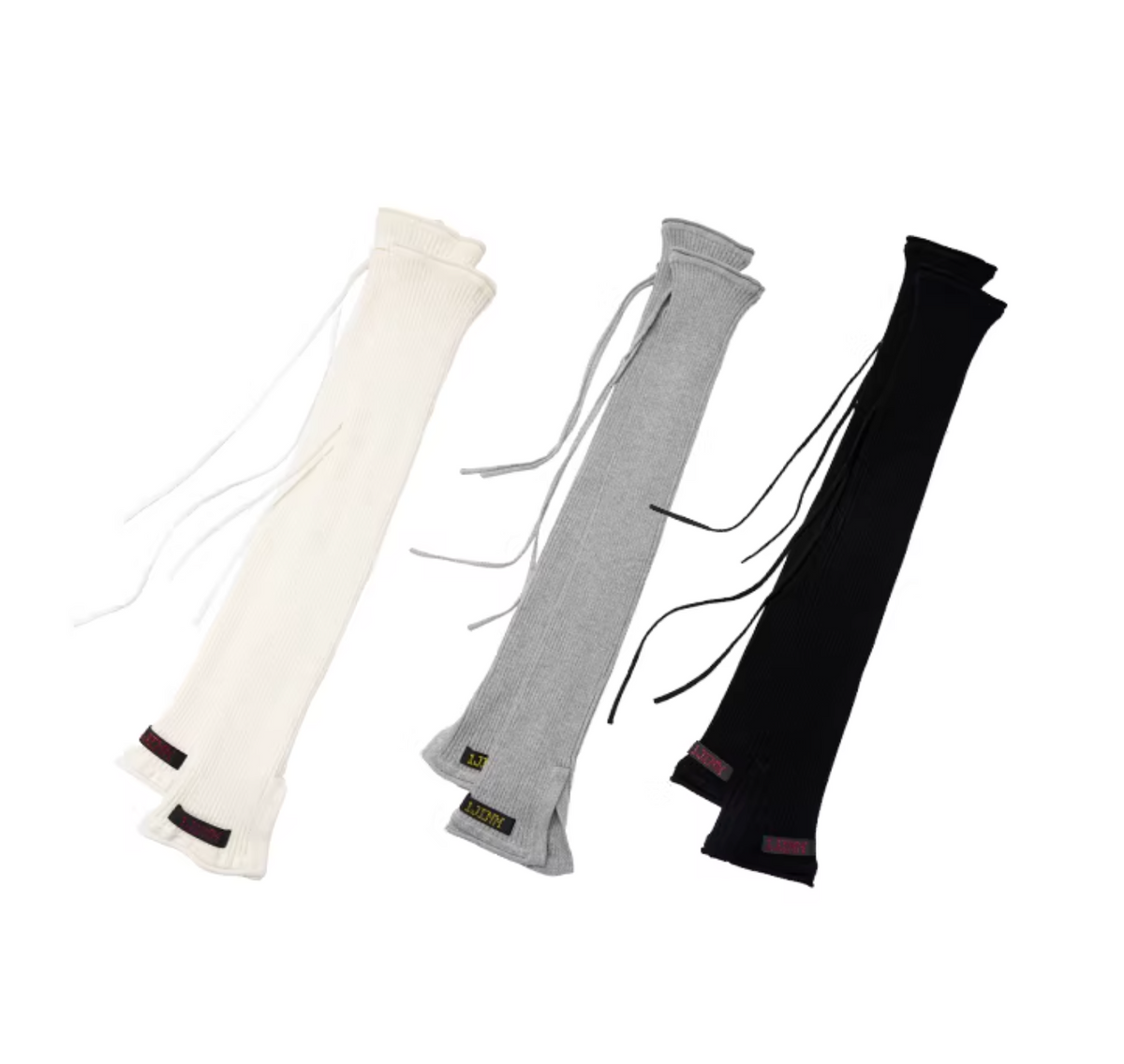 🇯🇵ADJUSTABLE ドローストリング ロングニットアームウォーマー ♱ (全3色)