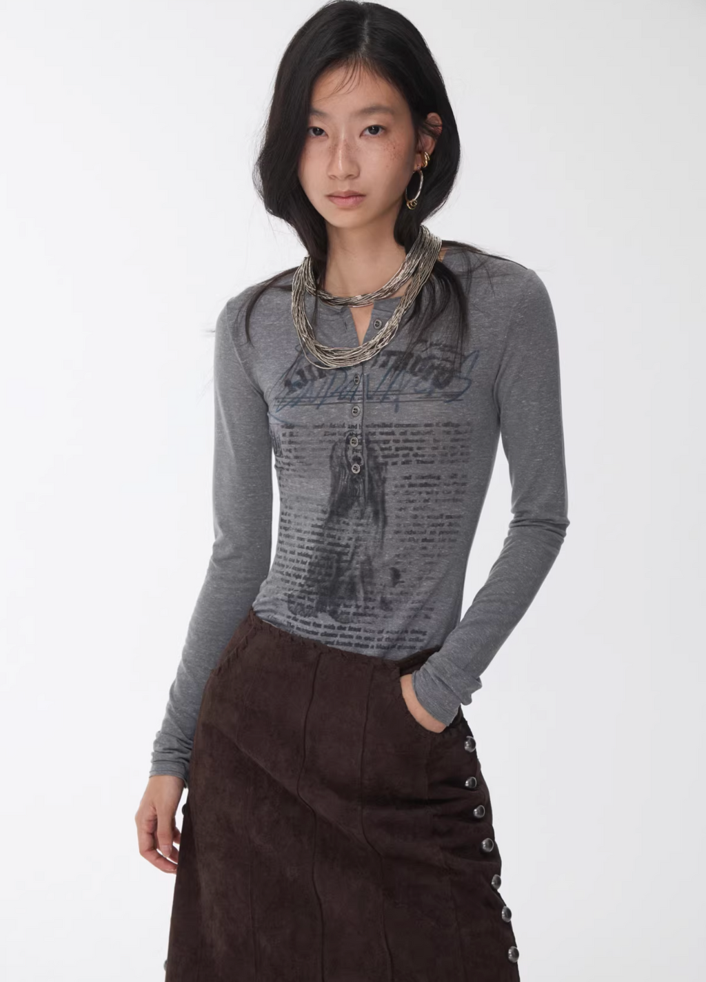 ♱ RENAISSANCE PRINT T-SHIRT (3colors)