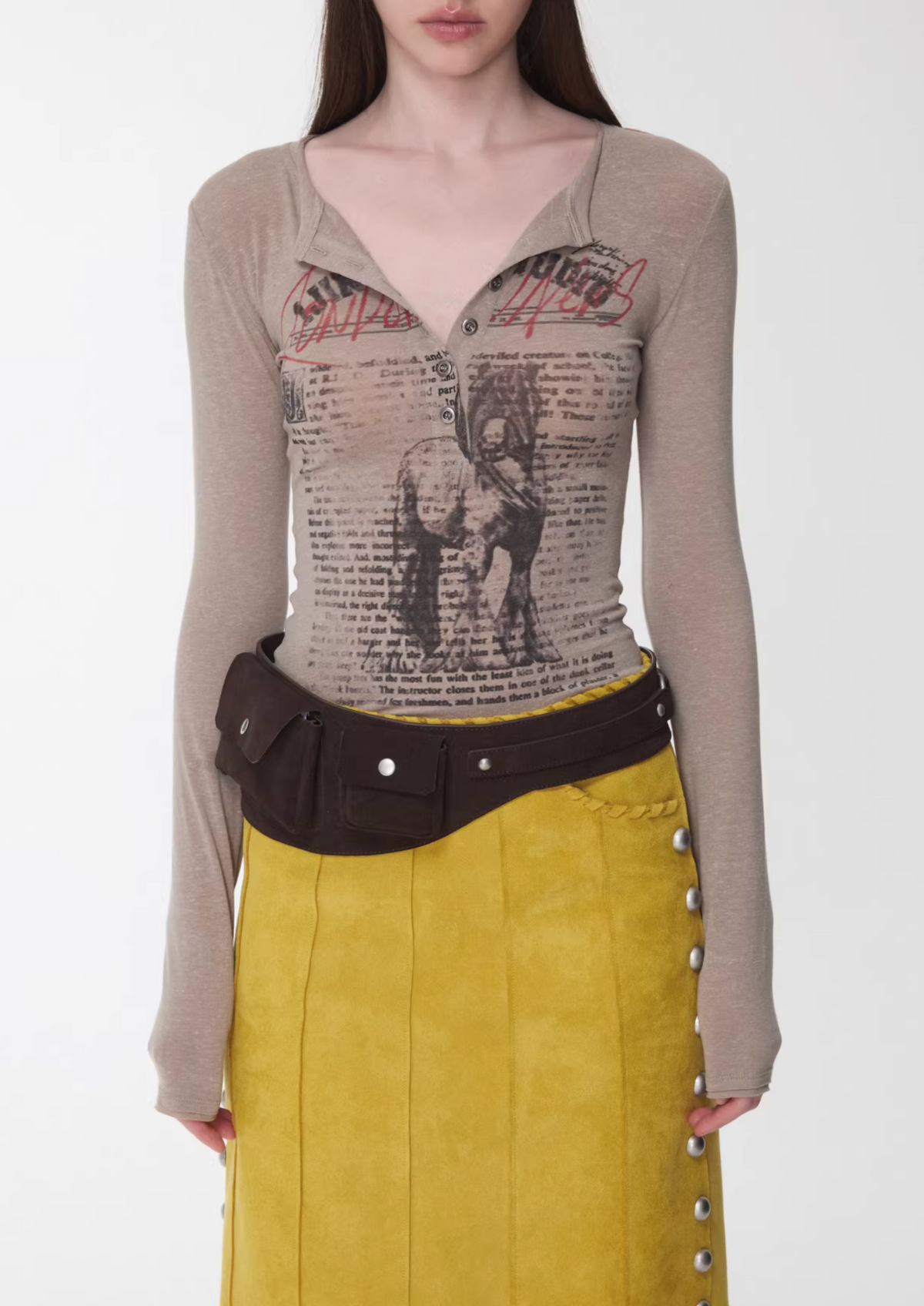♱ RENAISSANCE PRINT T-SHIRT (3colors)