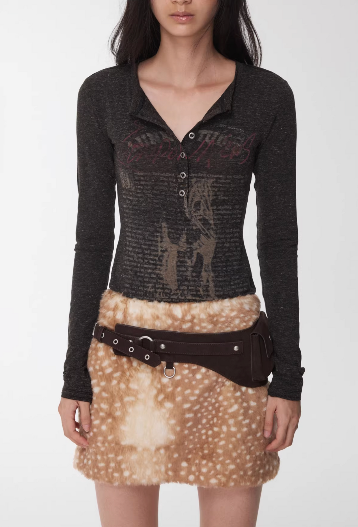 ♱ RENAISSANCE PRINT T-SHIRT (3colors)