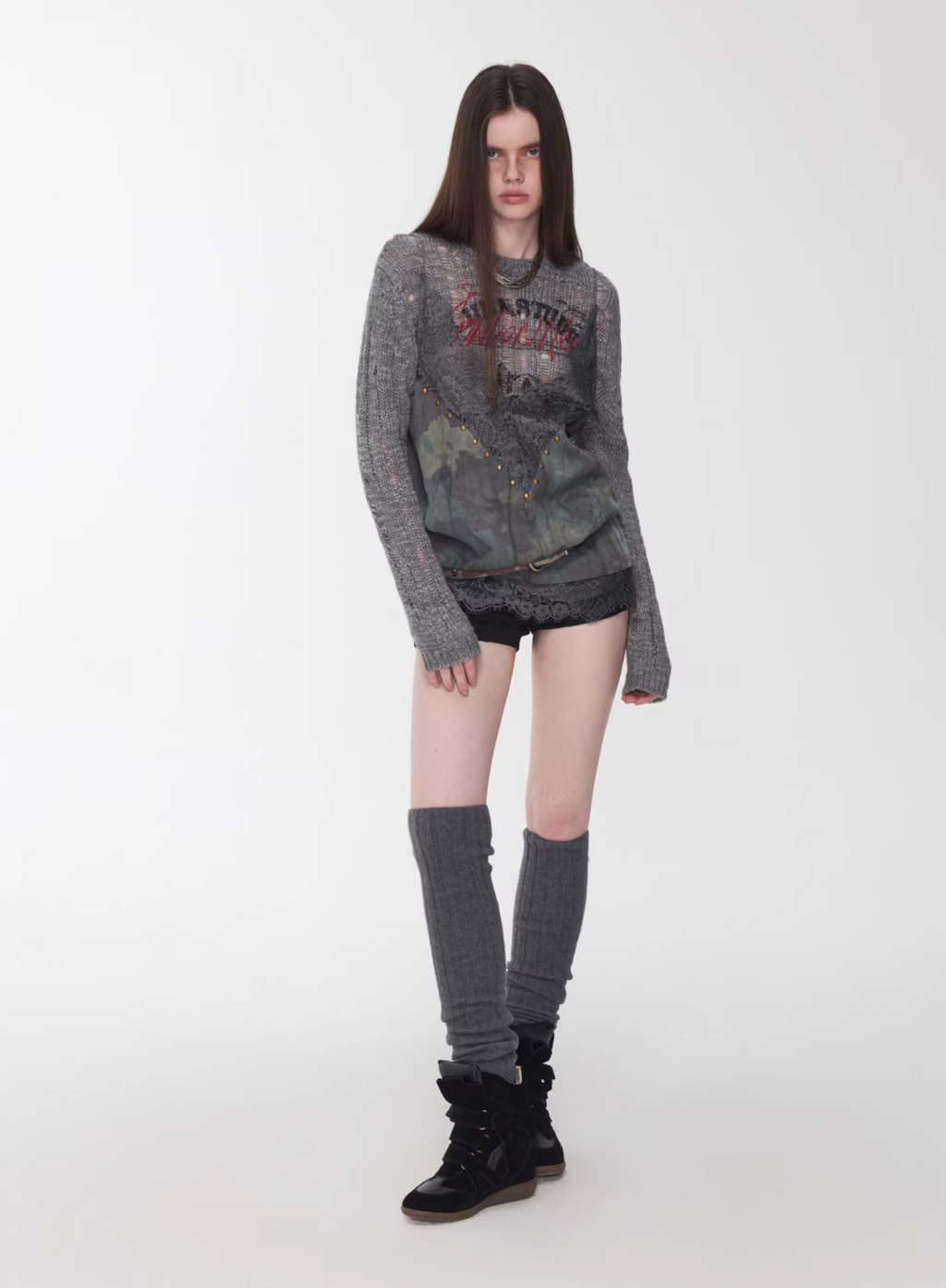 SUSANA LACE TRIM CAMO CAMI - 2colors