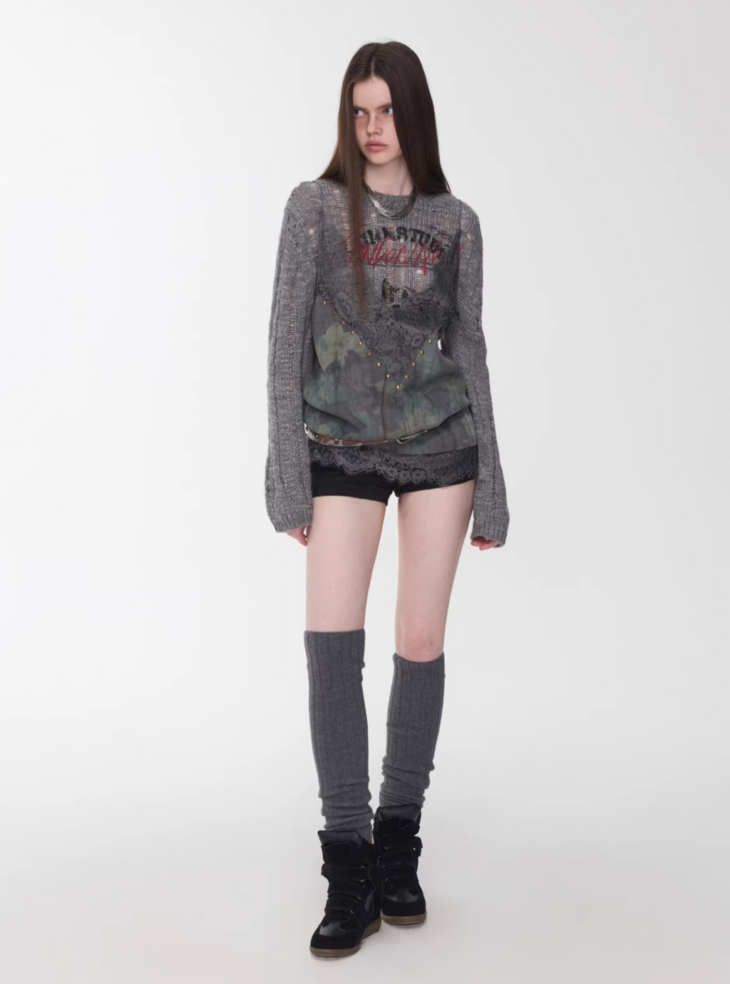 SUSANA LACE TRIM CAMO CAMI - 2colors