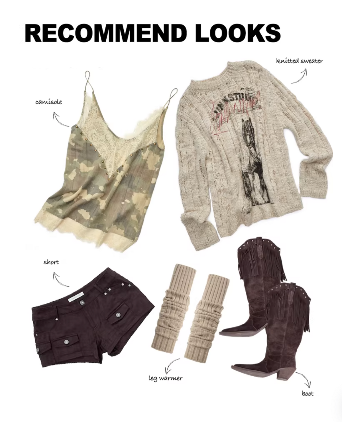 SUSANA LACE TRIM CAMO CAMI - 2colors