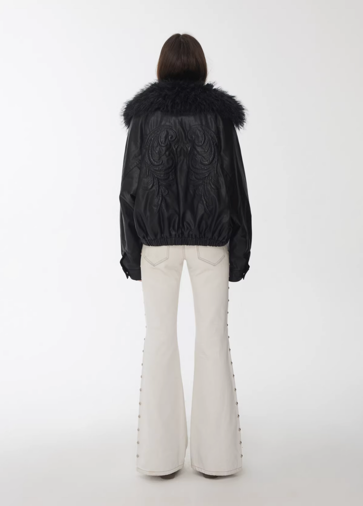 ANGEL WING FUR-COLLAR JACKET – 2colors