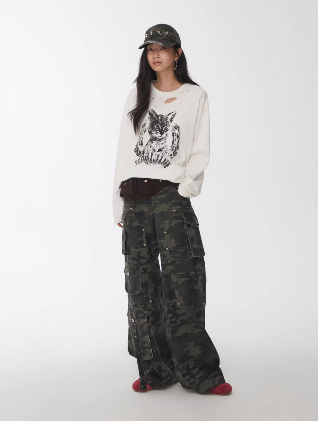 UTILITY CAMO MULTI-POCKET JEANS – 2colors