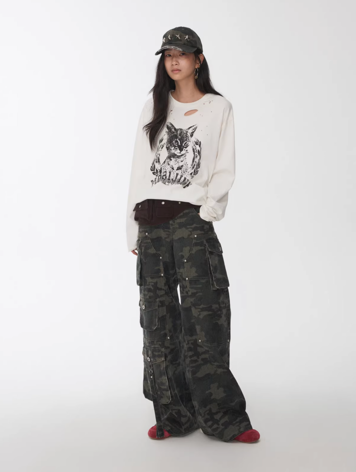 UTILITY CAMO MULTI-POCKET JEANS – 2colors