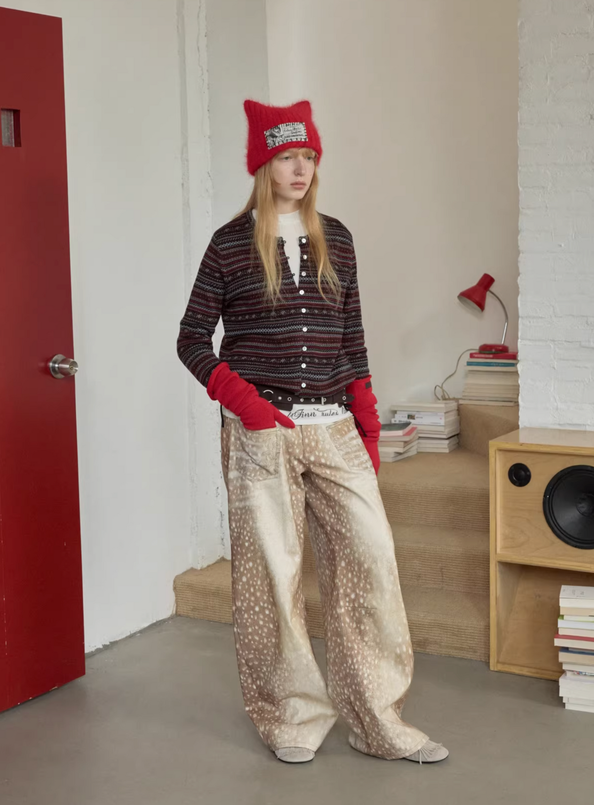 NORDIC HORSE TIE CARDIGAN – 3colors