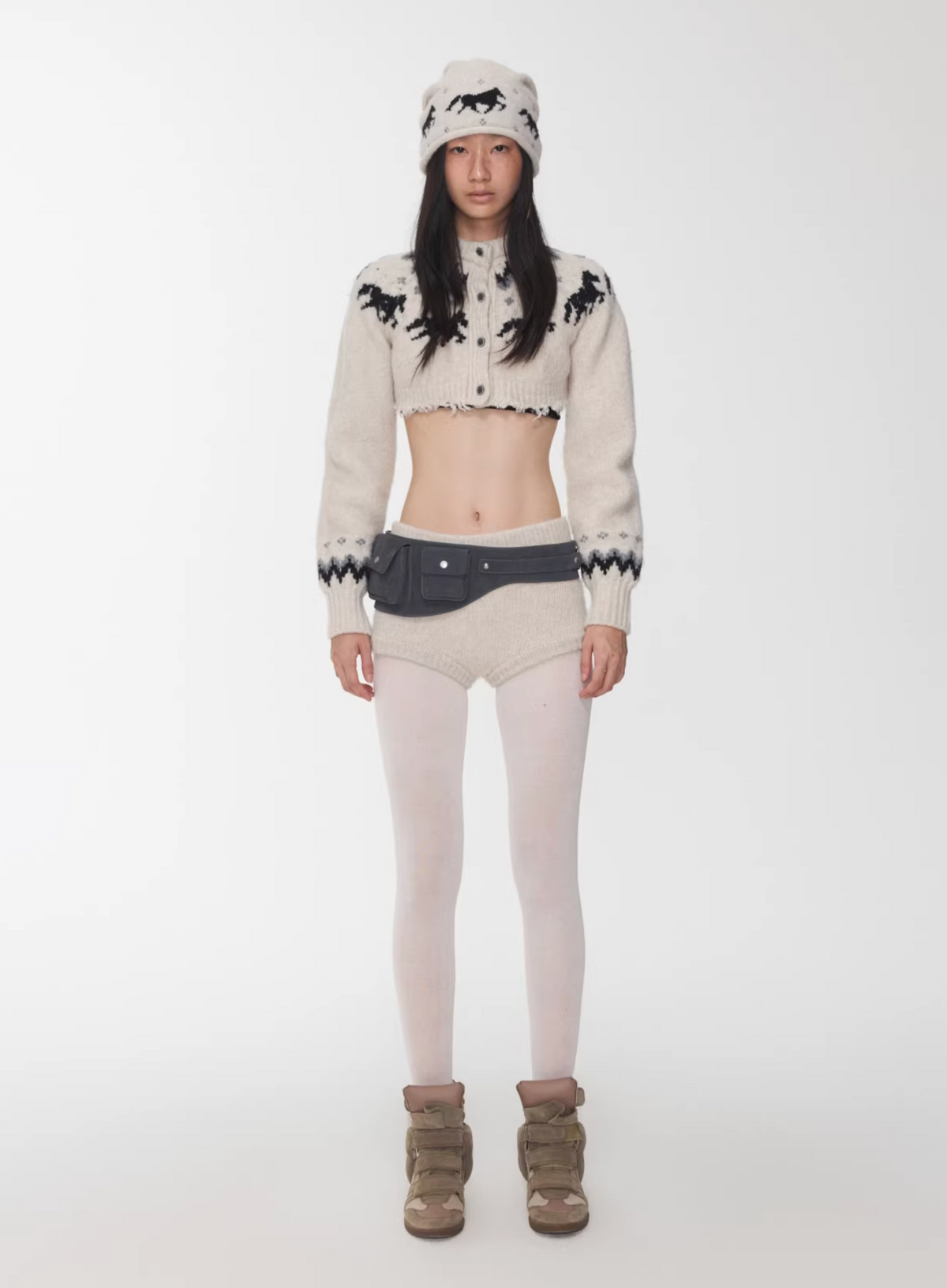 NORDIC HORSE KNIT 2-PIECE SET – 3colors
