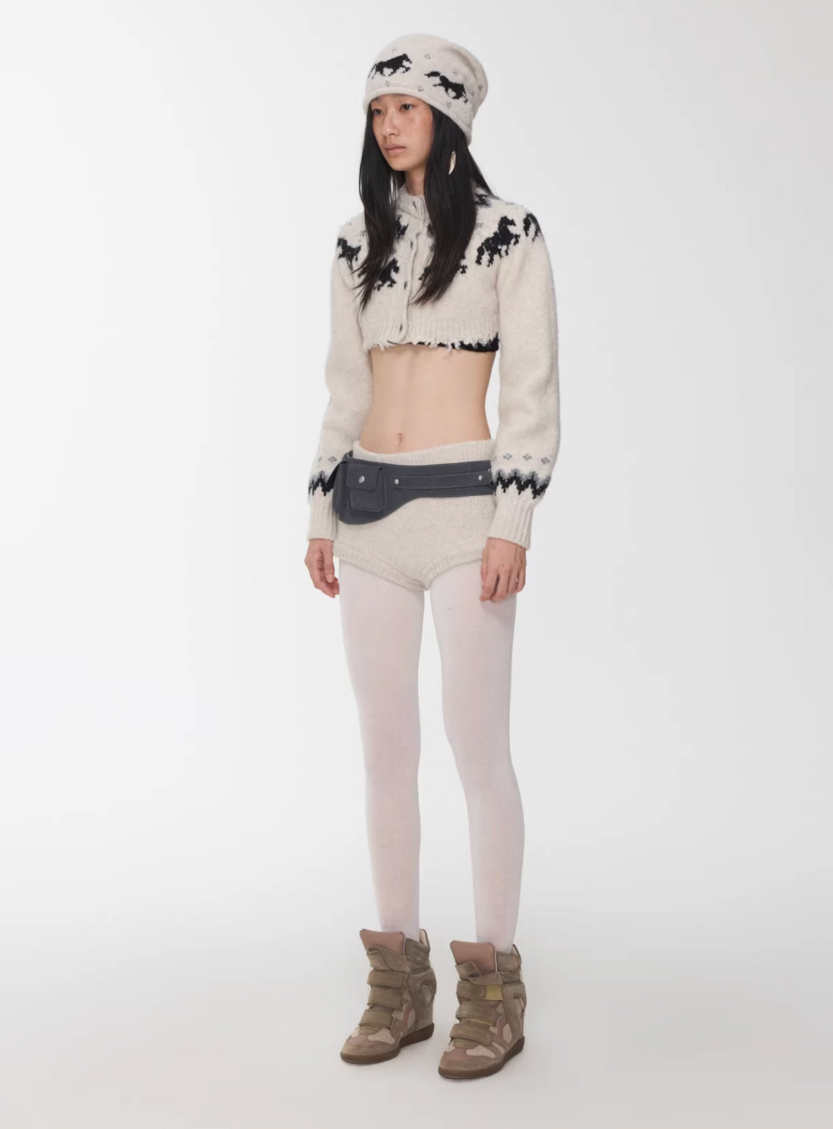 NORDIC HORSE KNIT 2-PIECE SET – 3colors