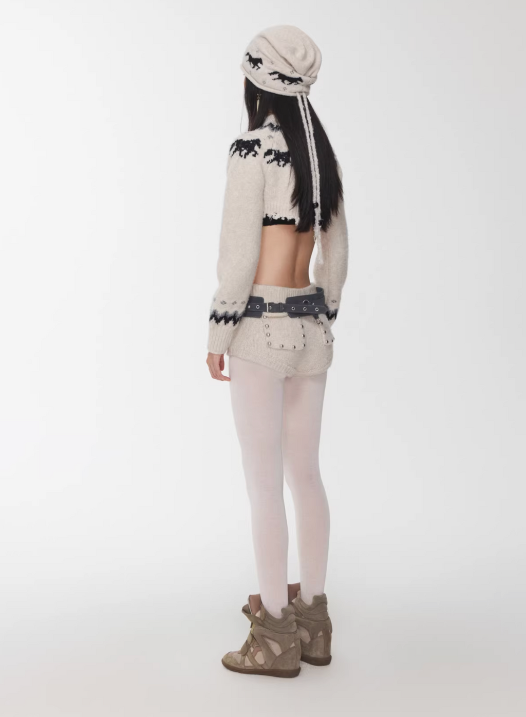 NORDIC HORSE KNIT 2-PIECE SET – 3colors
