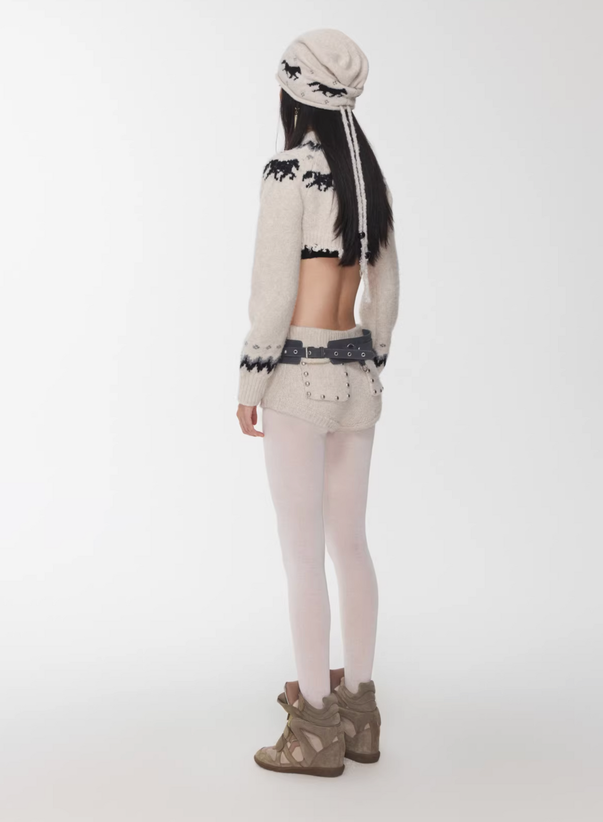 NORDIC HORSE KNIT 2-PIECE SET – 3colors