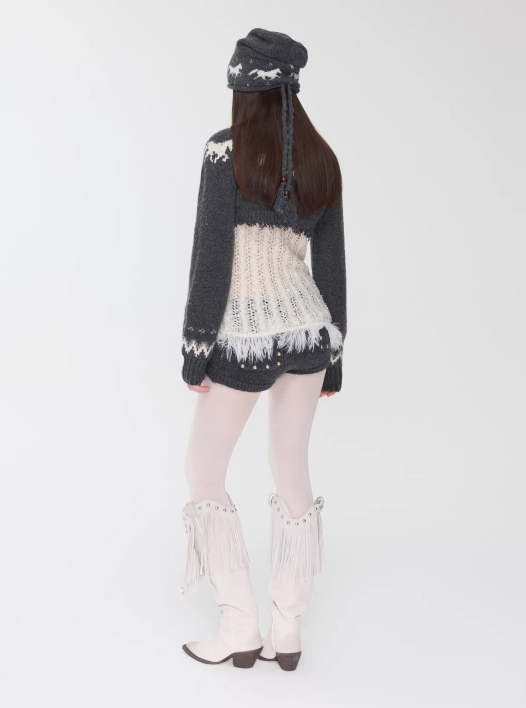 NORDIC HORSE KNIT 2-PIECE SET – 3colors