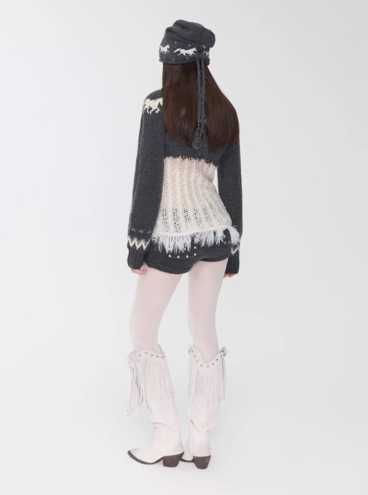 NORDIC HORSE KNIT 2-PIECE SET – 3colors