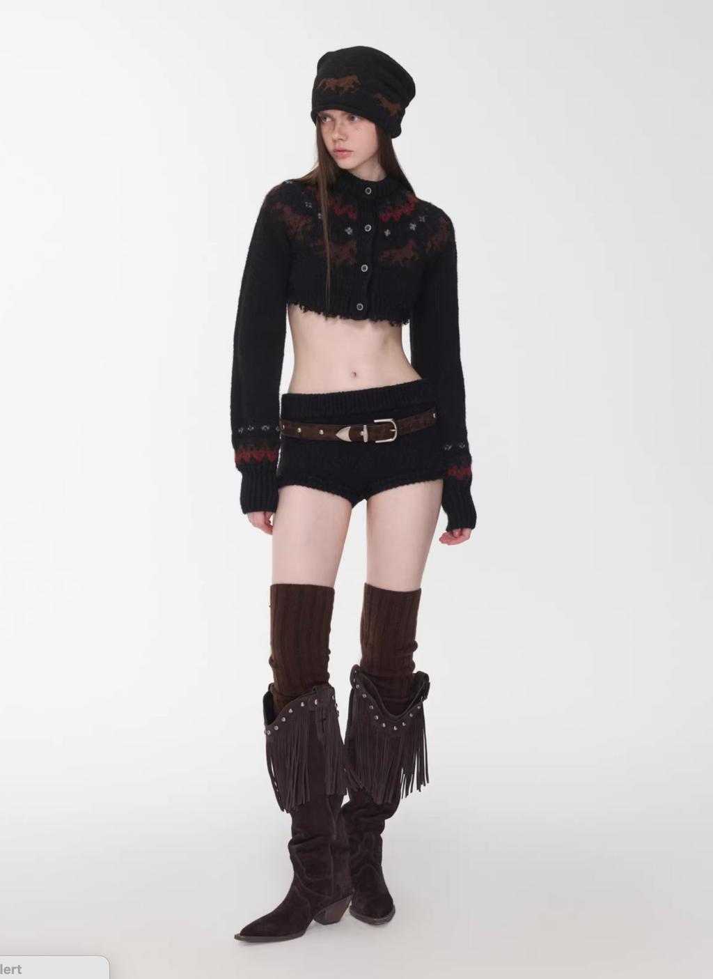 NORDIC HORSE KNIT 2-PIECE SET – 3colors