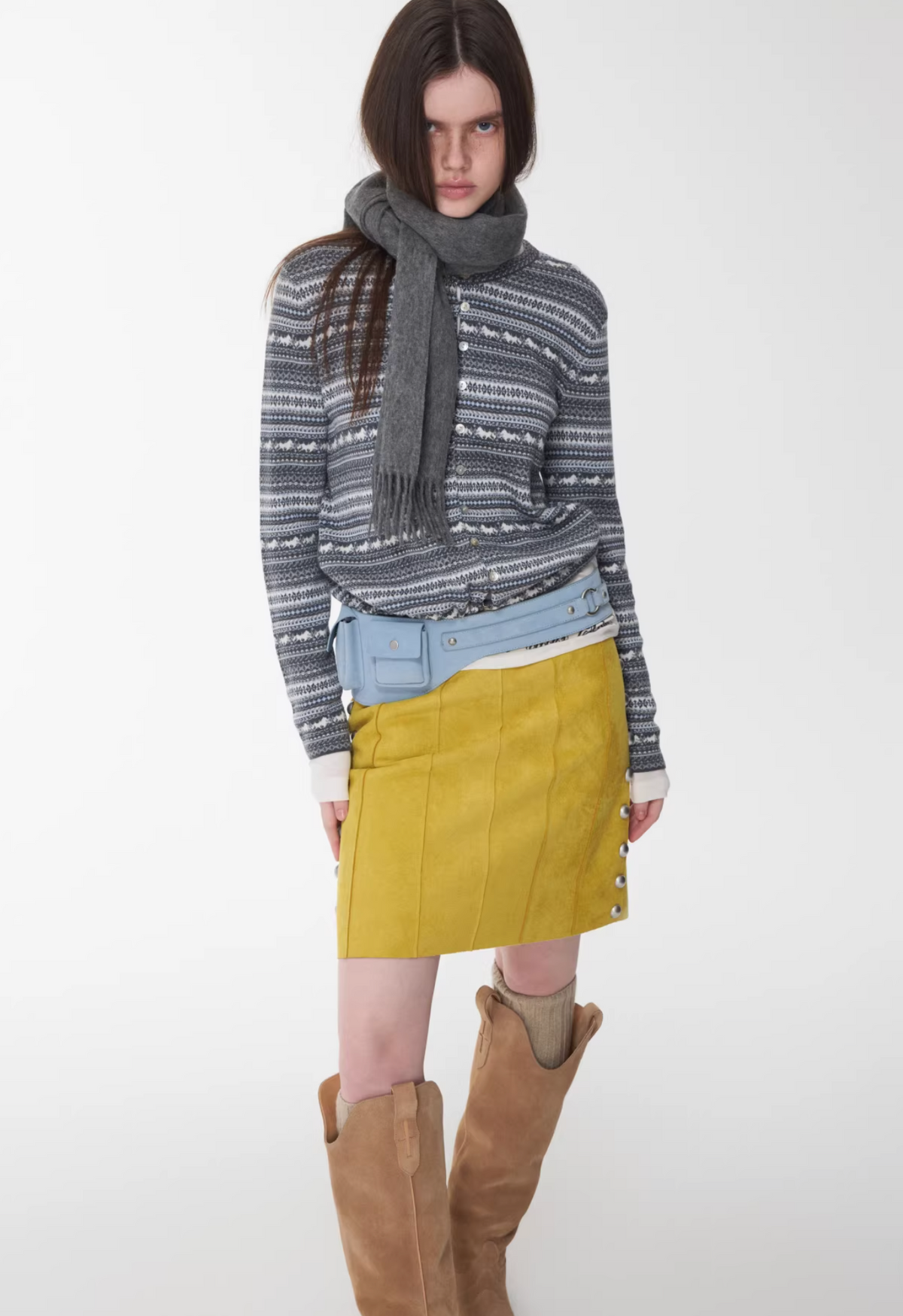 NORDIC HORSE TIE CARDIGAN – 3colors