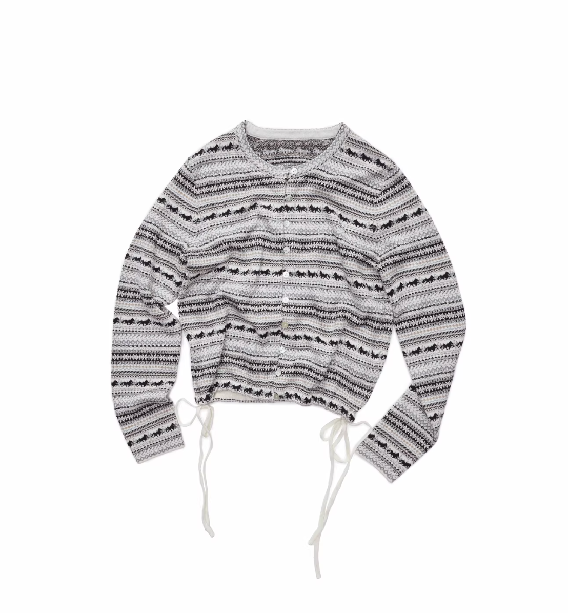 NORDIC HORSE TIE CARDIGAN – 3colors