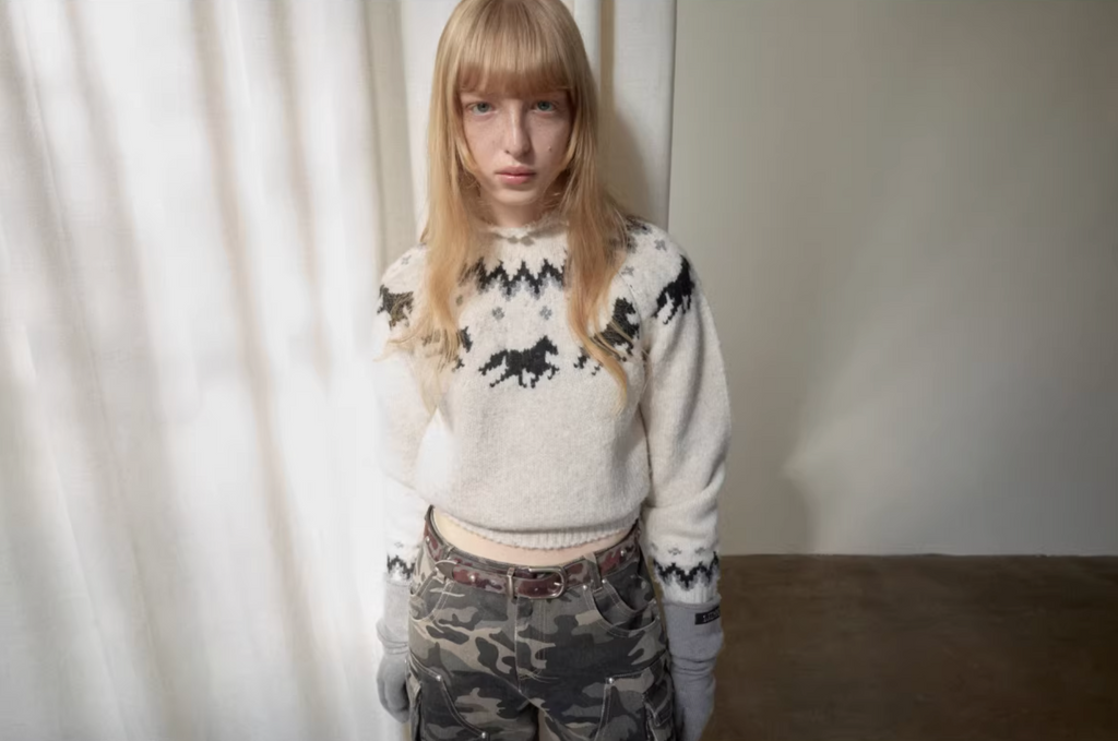 NORDIC HORSE KNIT SWEATER – 3colors