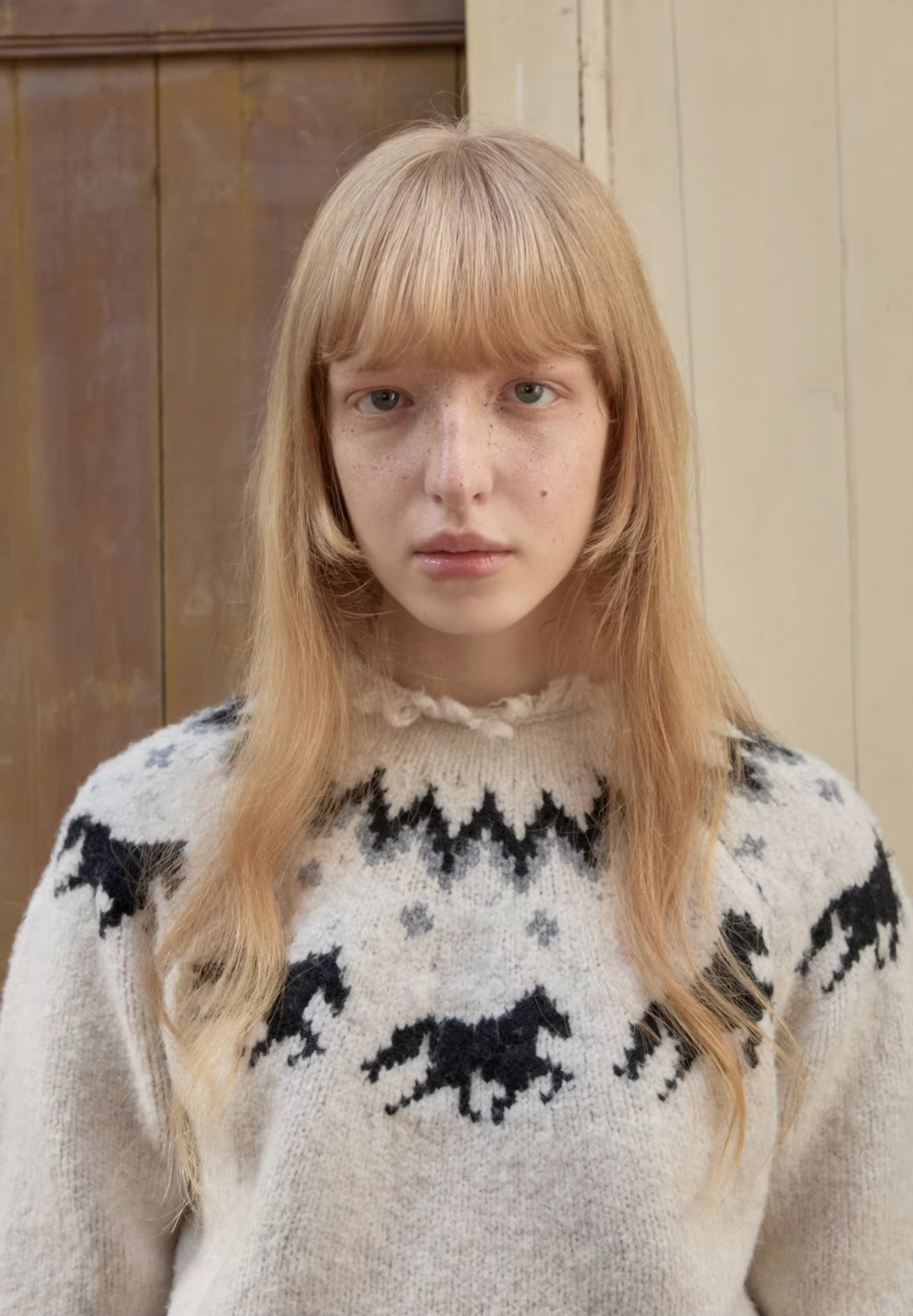NORDIC HORSE KNIT SWEATER – 3colors