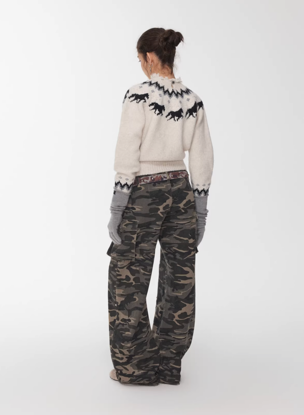 NORDIC HORSE KNIT SWEATER – 3colors
