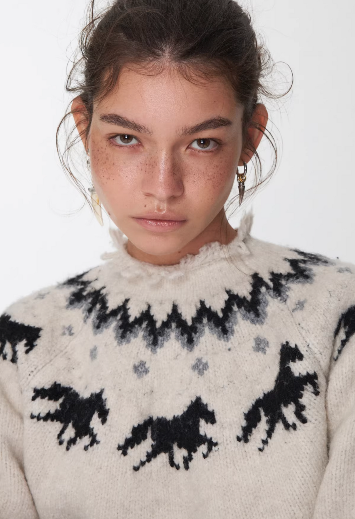 NORDIC HORSE KNIT SWEATER – 3colors