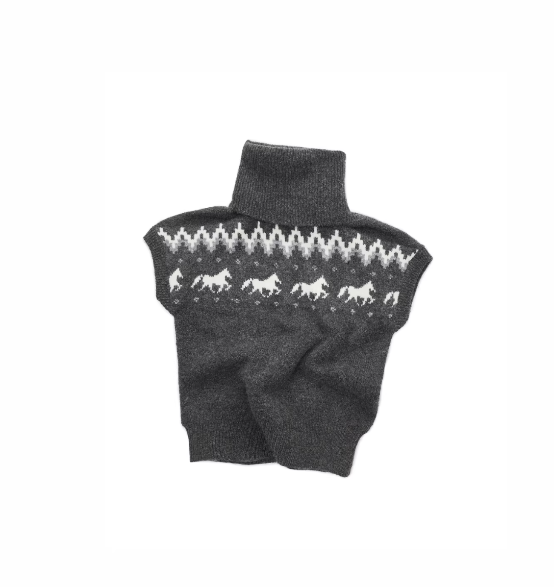 NORDIC HORSE TURTLENECK KNIT TOP ♱ 3colors