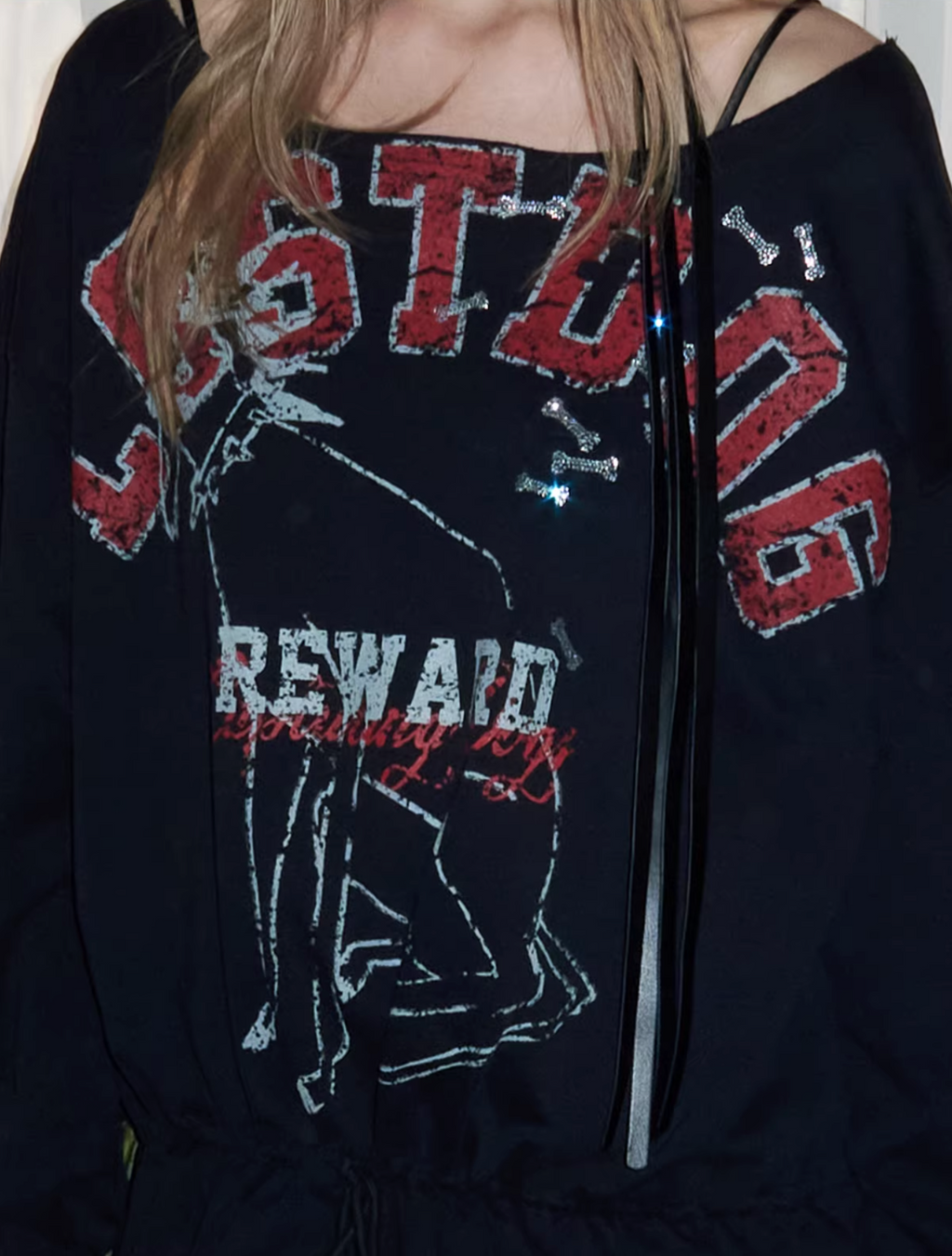 Y2K LOST DOG GRAPHIC CINCH SWEAT - 2colors