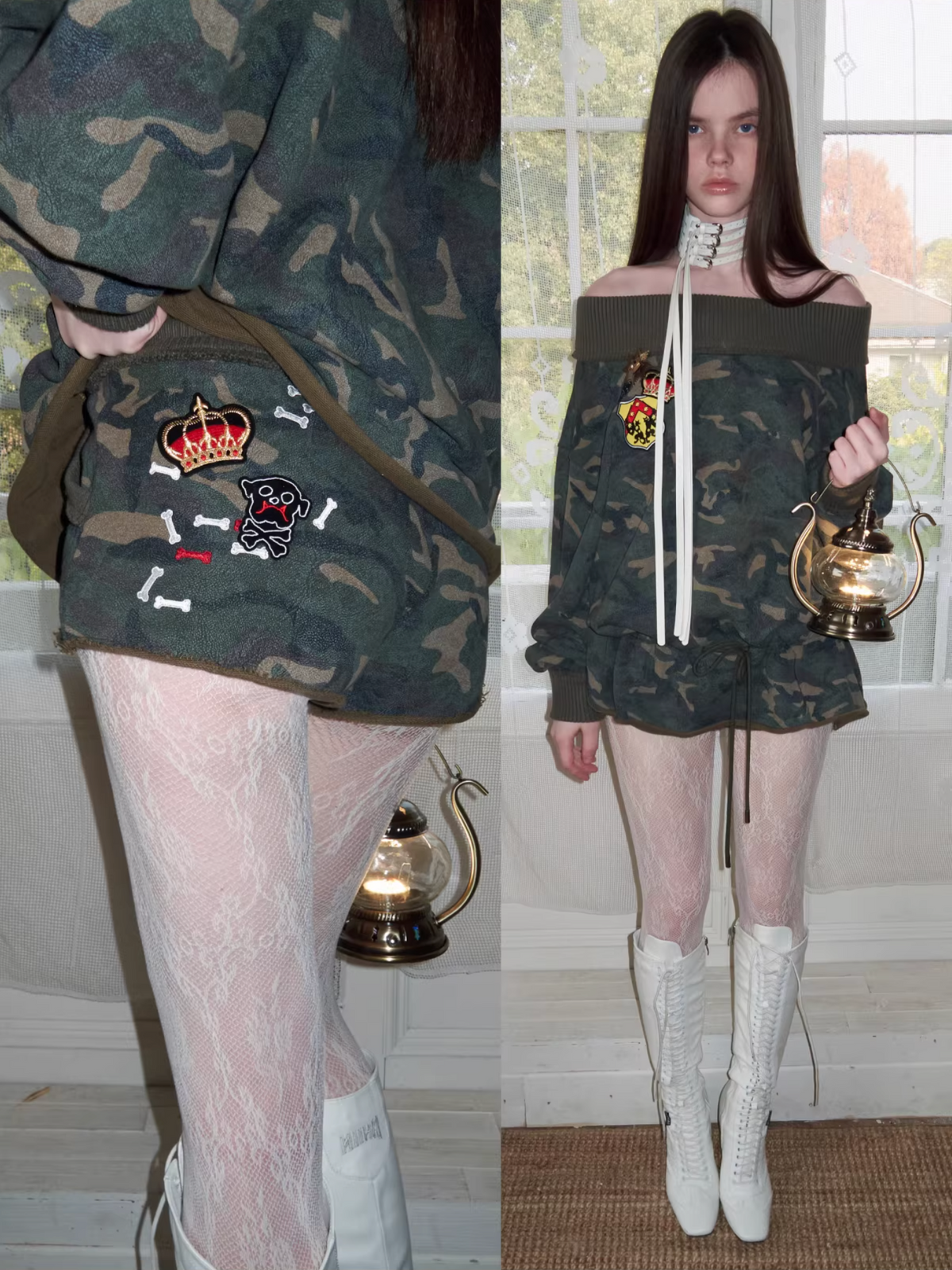 BONE EMBROIDERY SWEAT SHORTS - 4colors