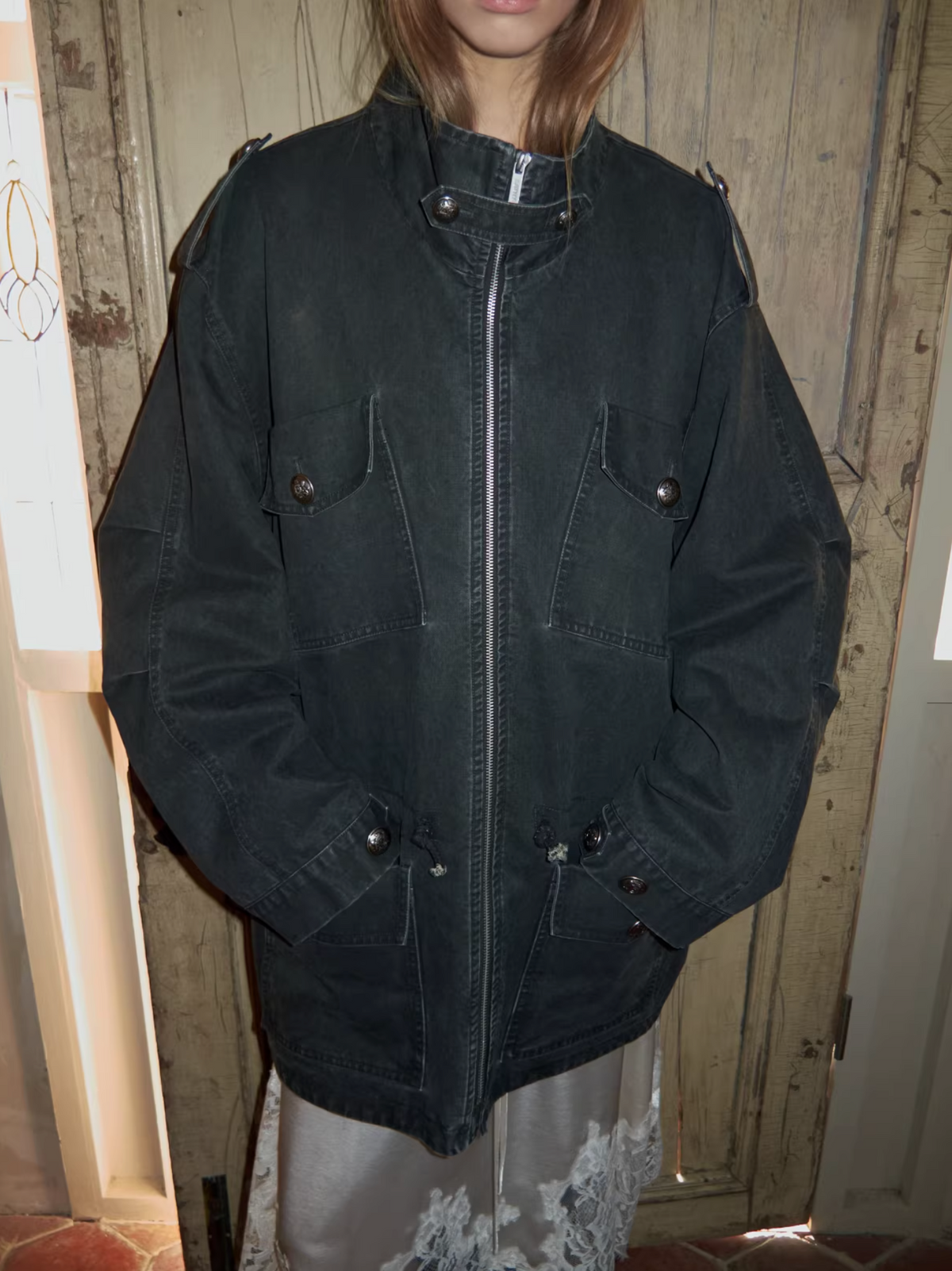 UTILITY CINCH FIELD JACKET - 2colors
