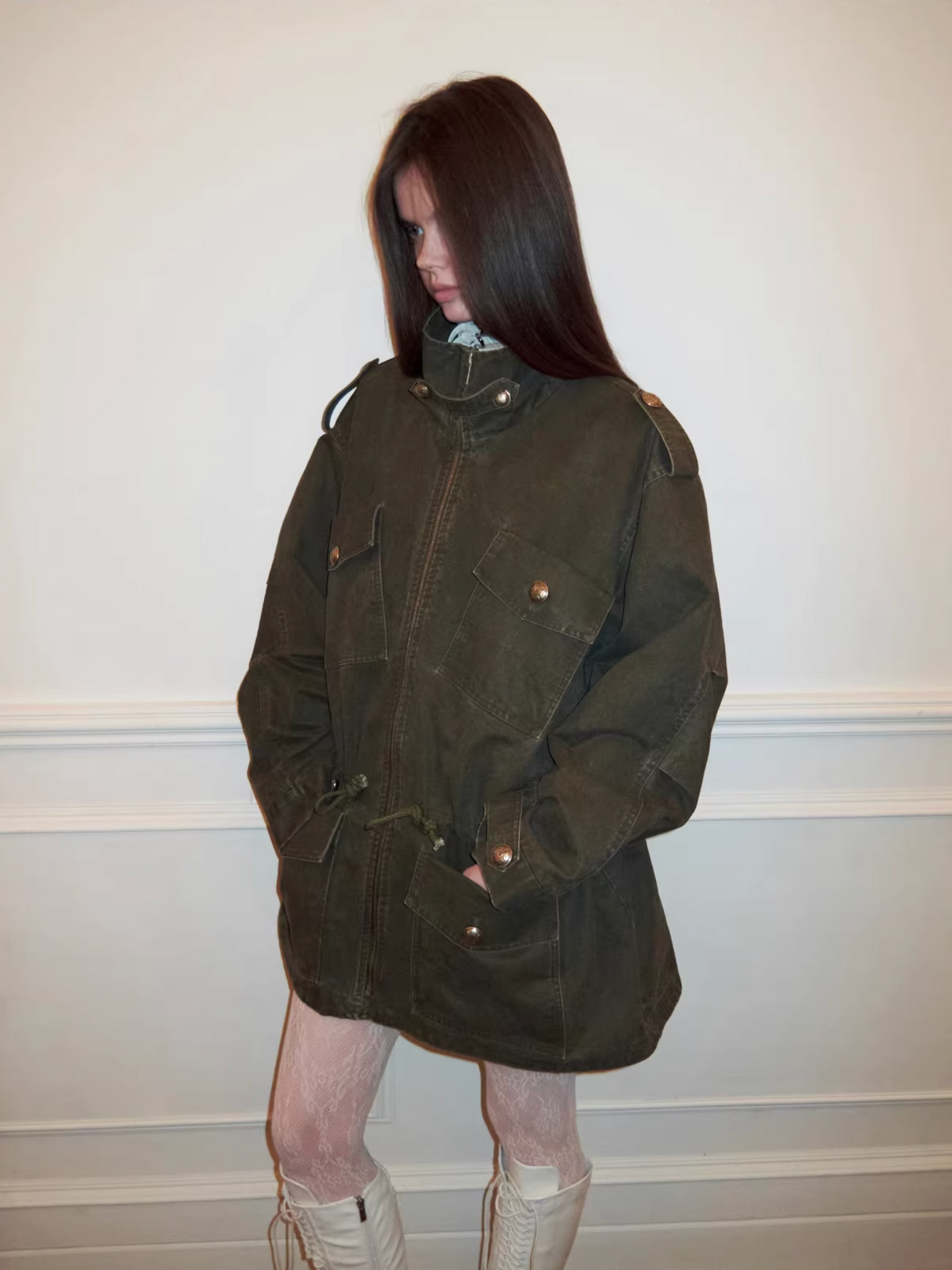 UTILITY CINCH FIELD JACKET - 2colors