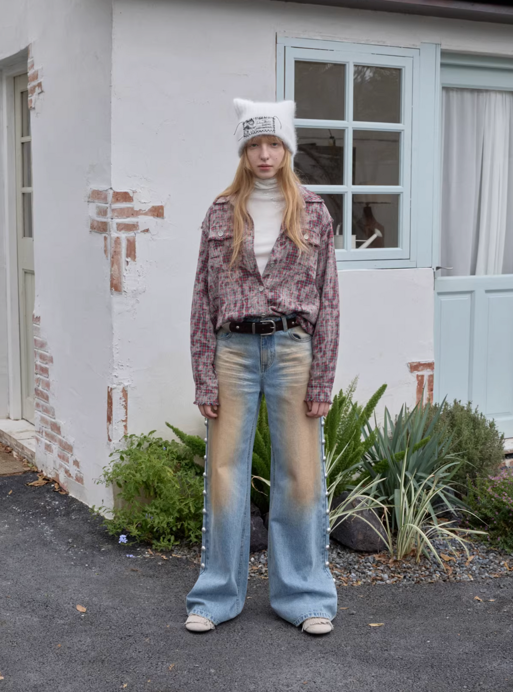 KOMO WASHED PLAID SHIRT – 2colors