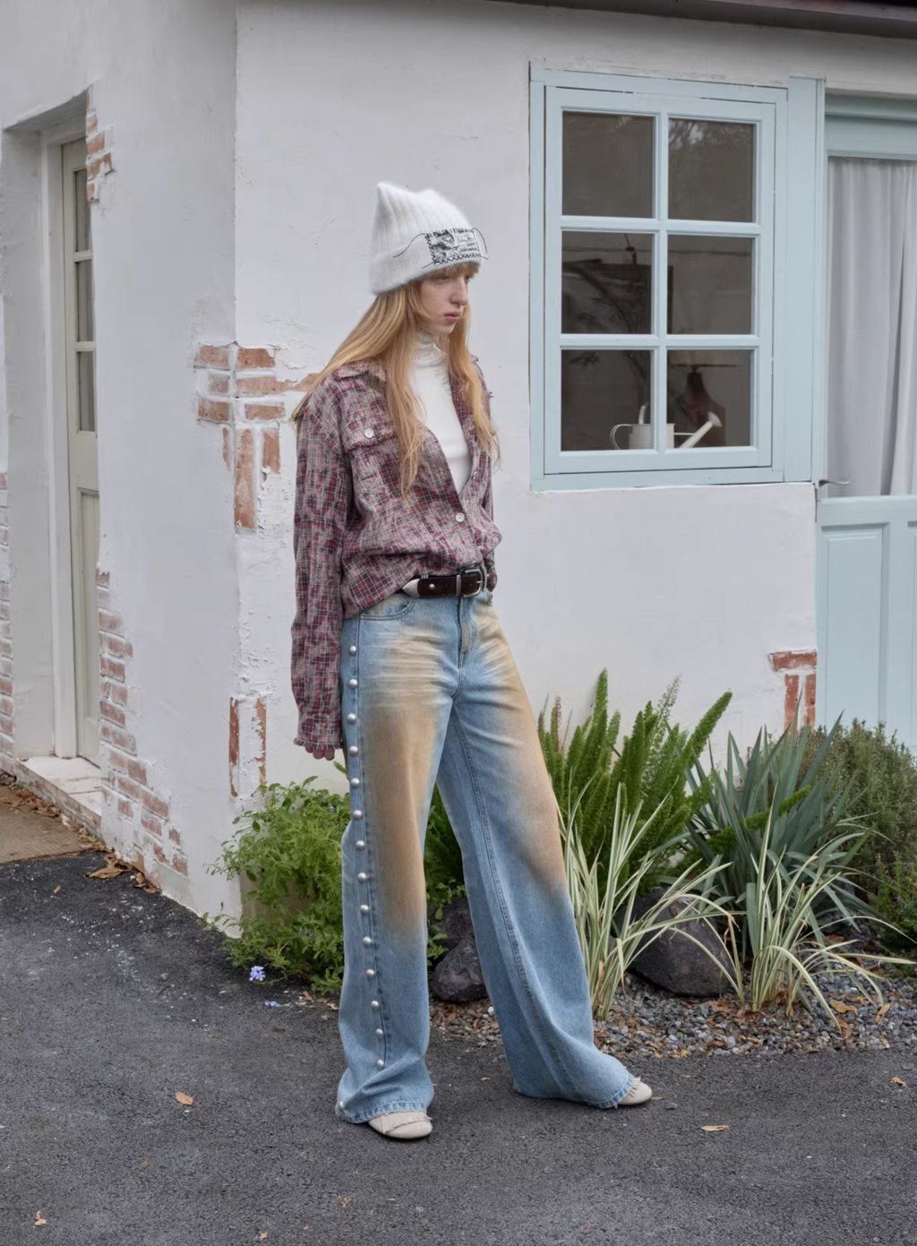 KOMO WASHED PLAID SHIRT – 2colors