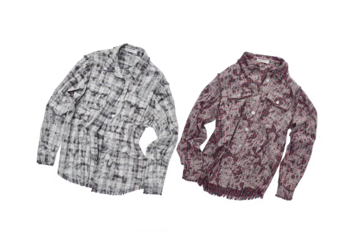 KOMO WASHED PLAID SHIRT – 2colors