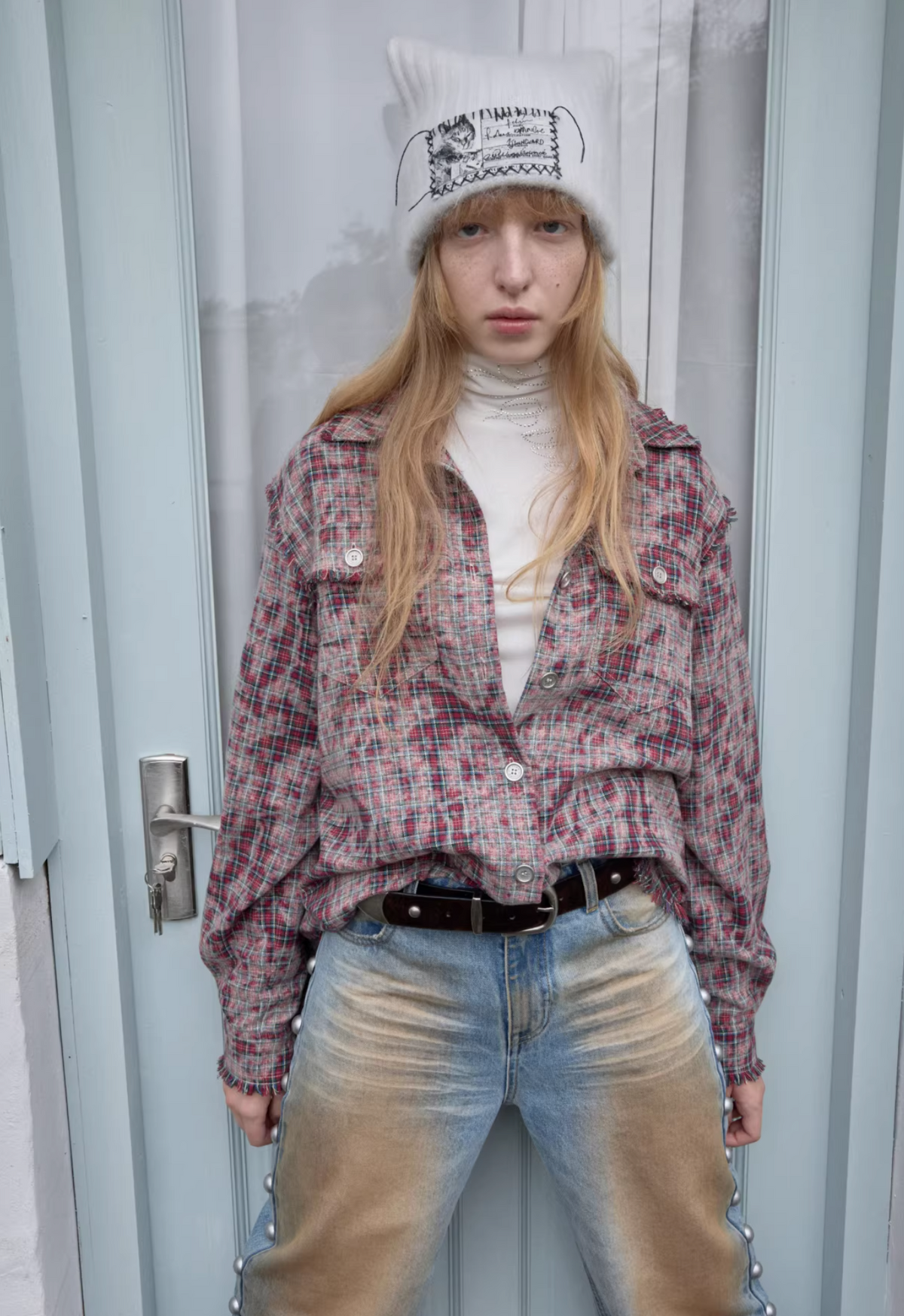 KOMO WASHED PLAID SHIRT – 2colors