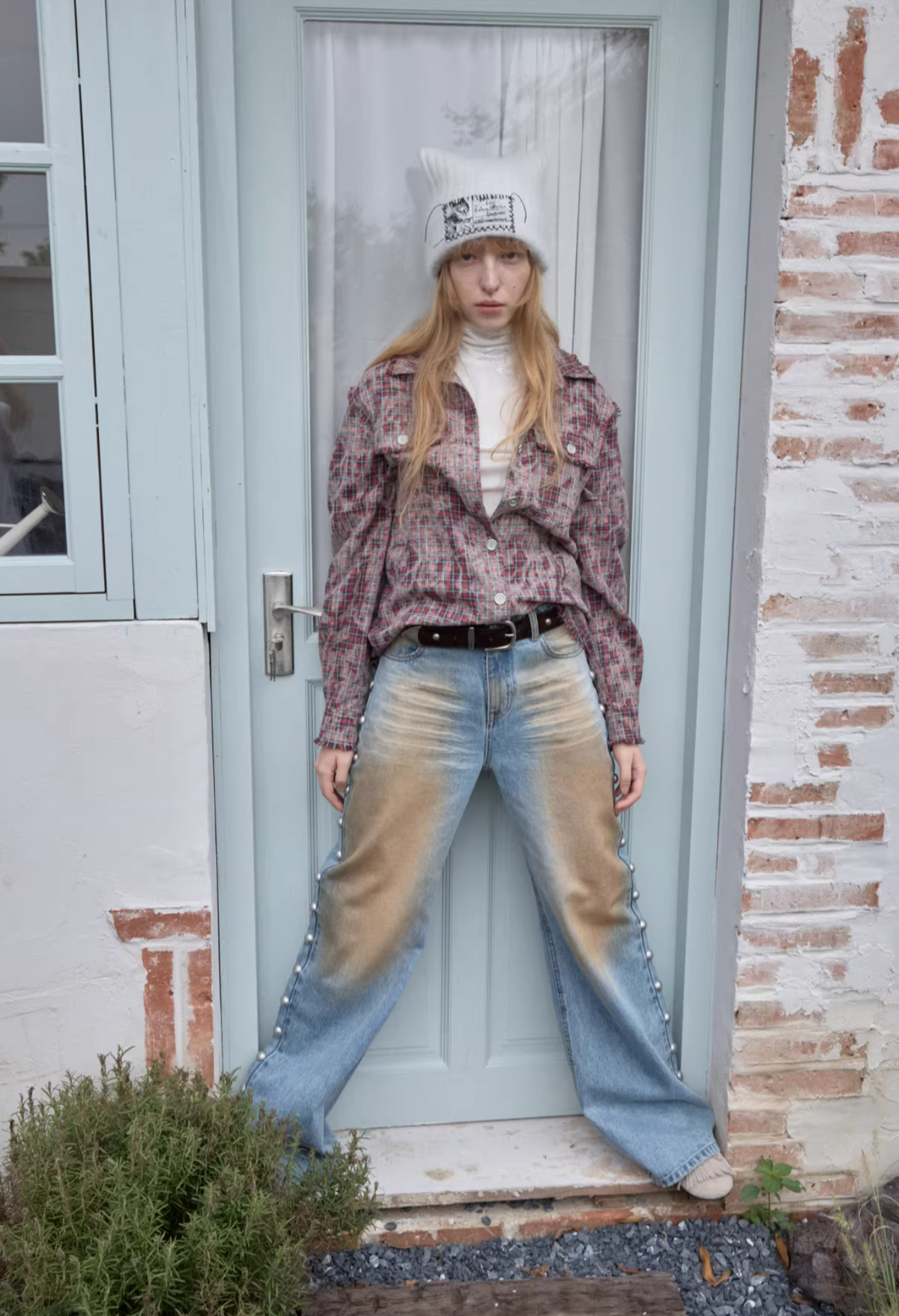 KOMO WASHED PLAID SHIRT – 2colors
