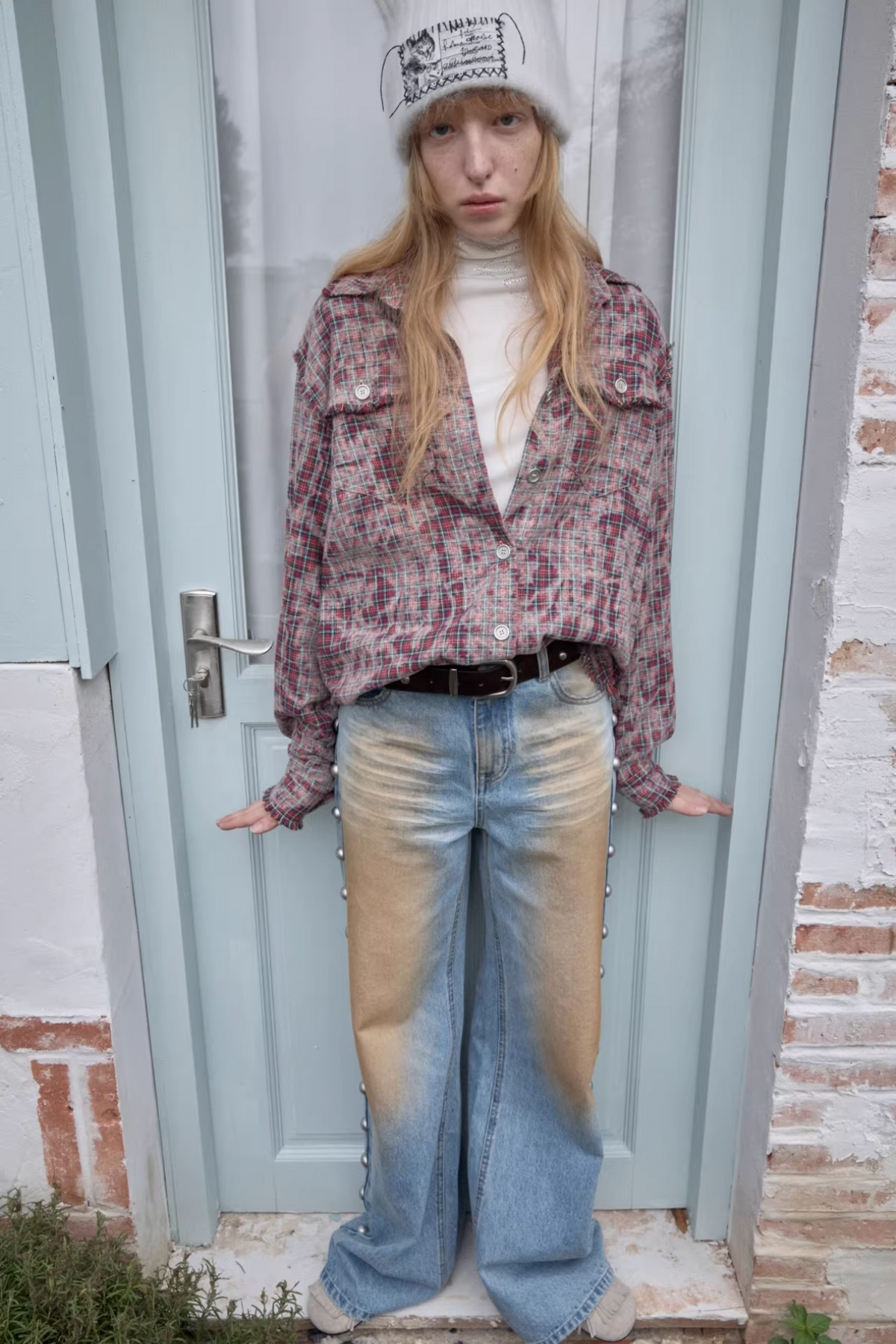 KOMO WASHED PLAID SHIRT – 2colors