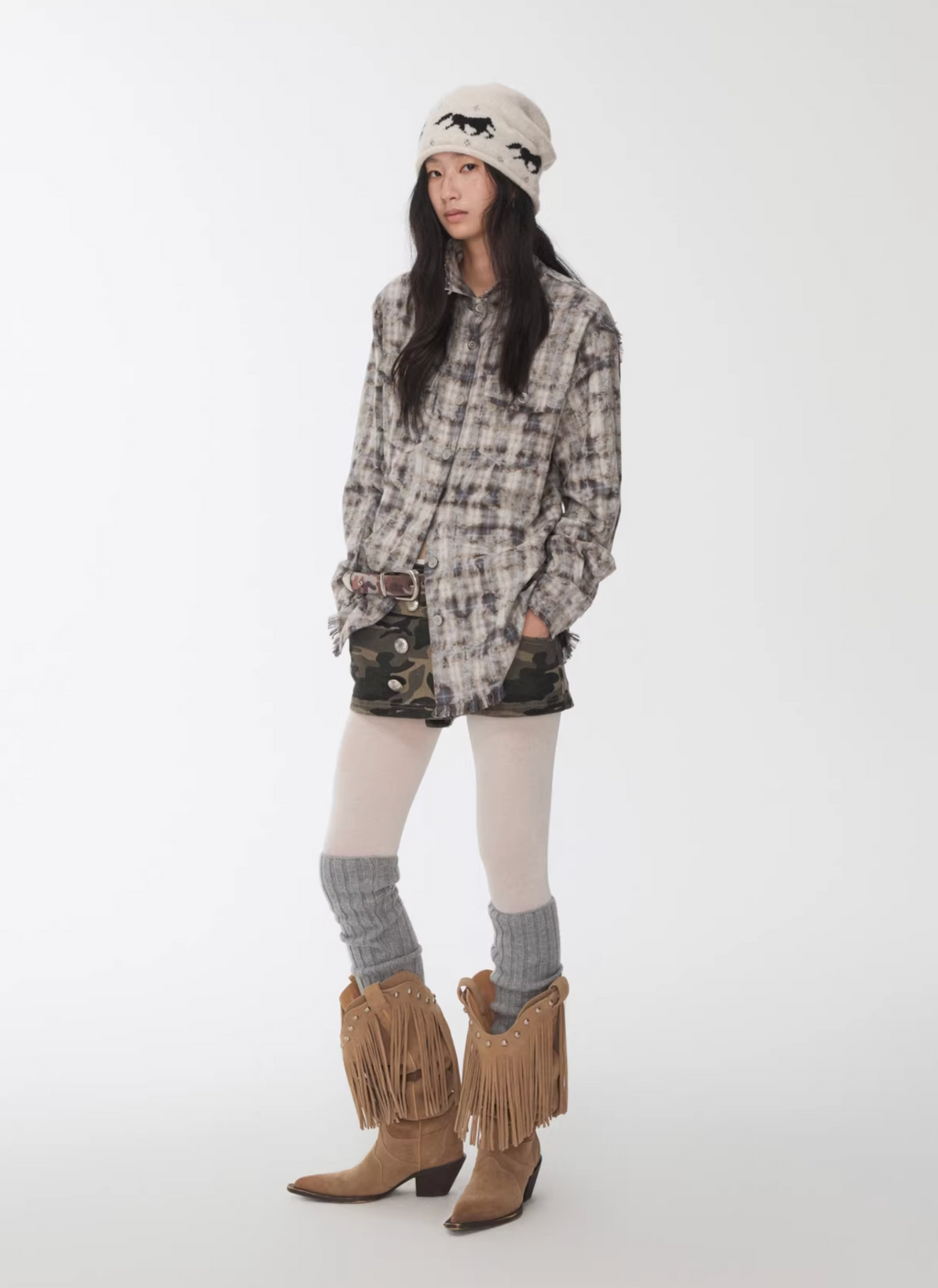 KOMO WASHED PLAID SHIRT – 2colors