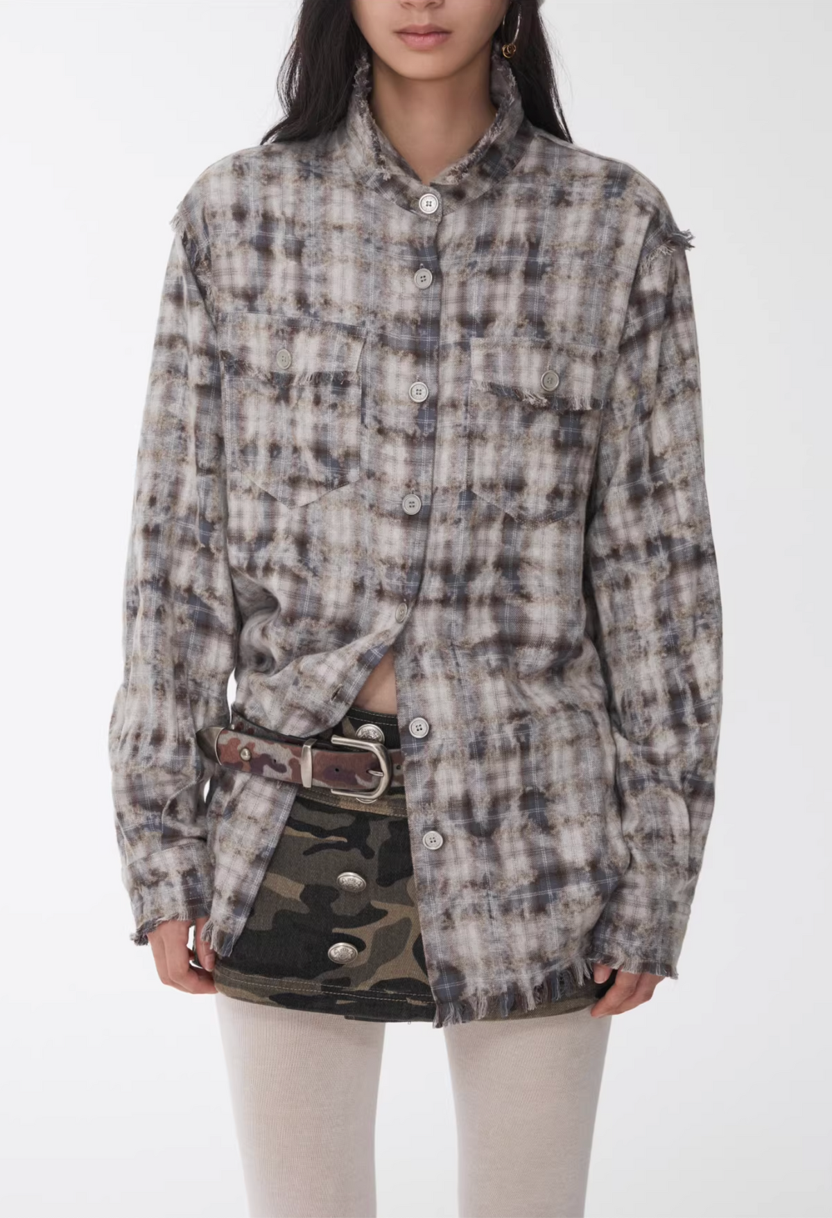 KOMO WASHED PLAID SHIRT – 2colors