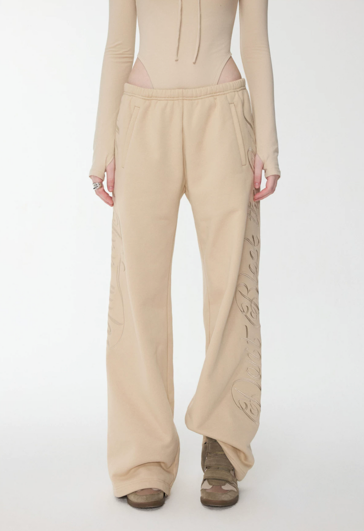 JELENE HOODIE FUR SWEATSHIRT & SWEATPANTS – 2colors (detachable hood)
