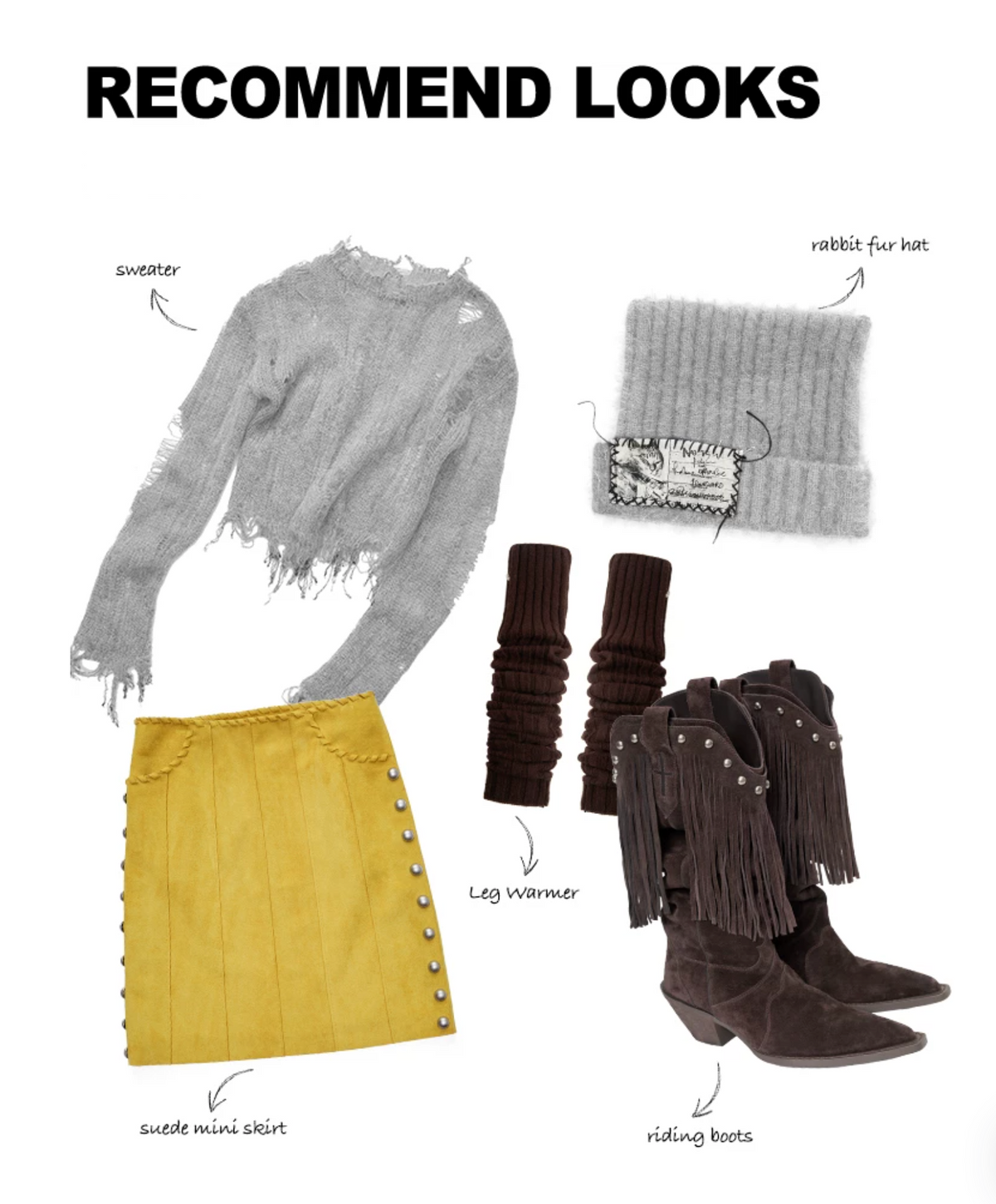 MOHAIR DISTRESSED FITTED CROPPED SWEATER – 3colors