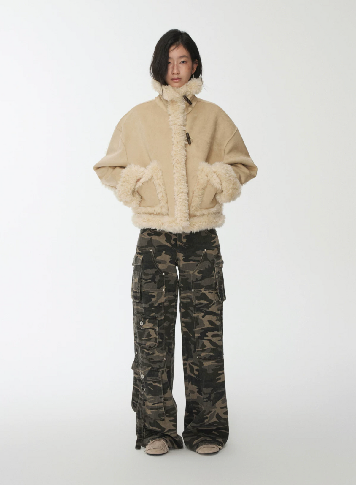 LUCIANA REVERSIBLE SUEDE JACKET – Can be worn on both sides!